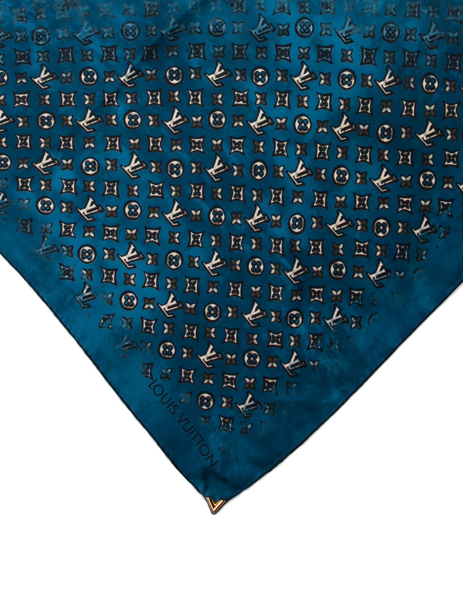 Louis Vuitton Monogram Floral Carré Silk Scarf