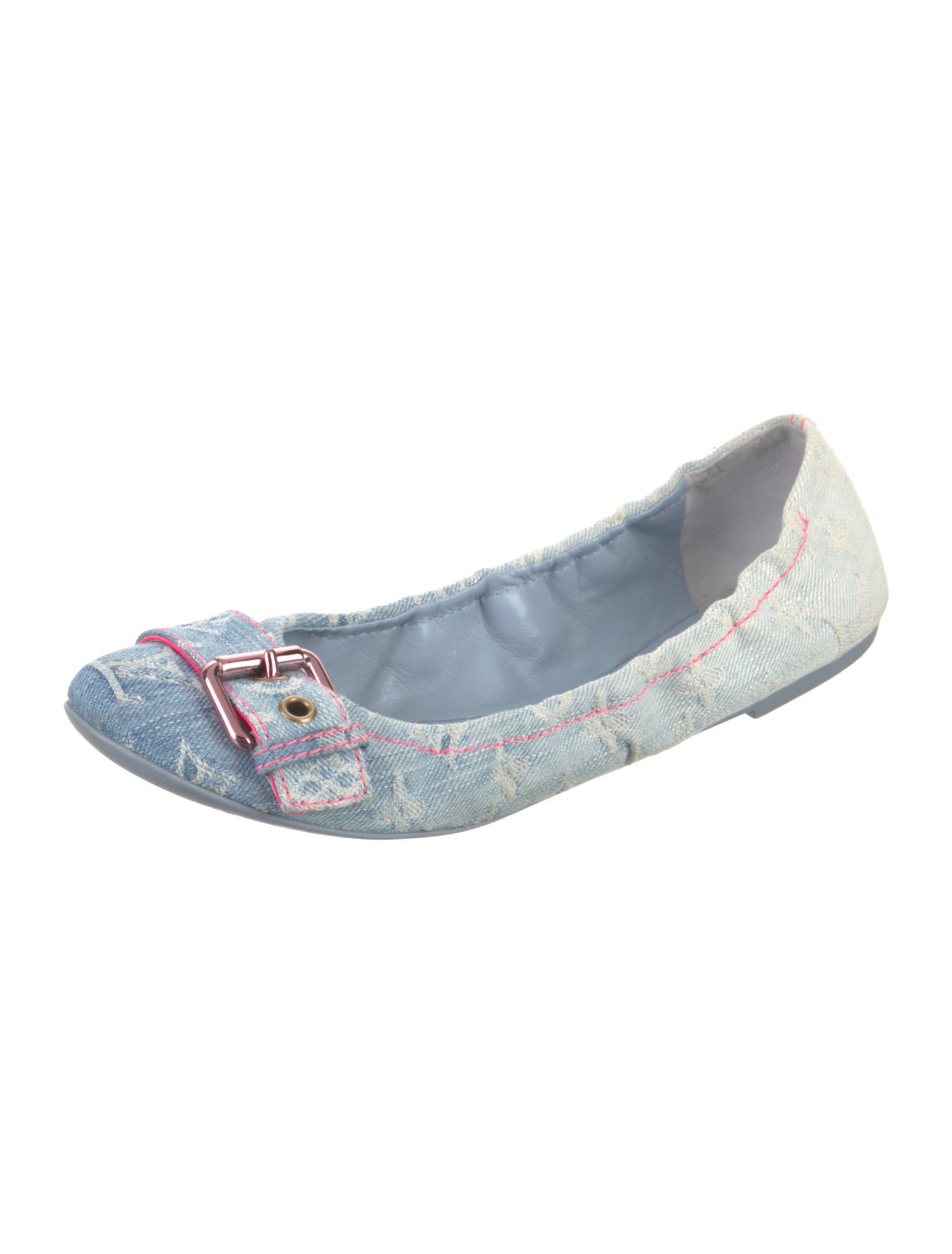Louis Vuitton LV Monogram Denim Flats