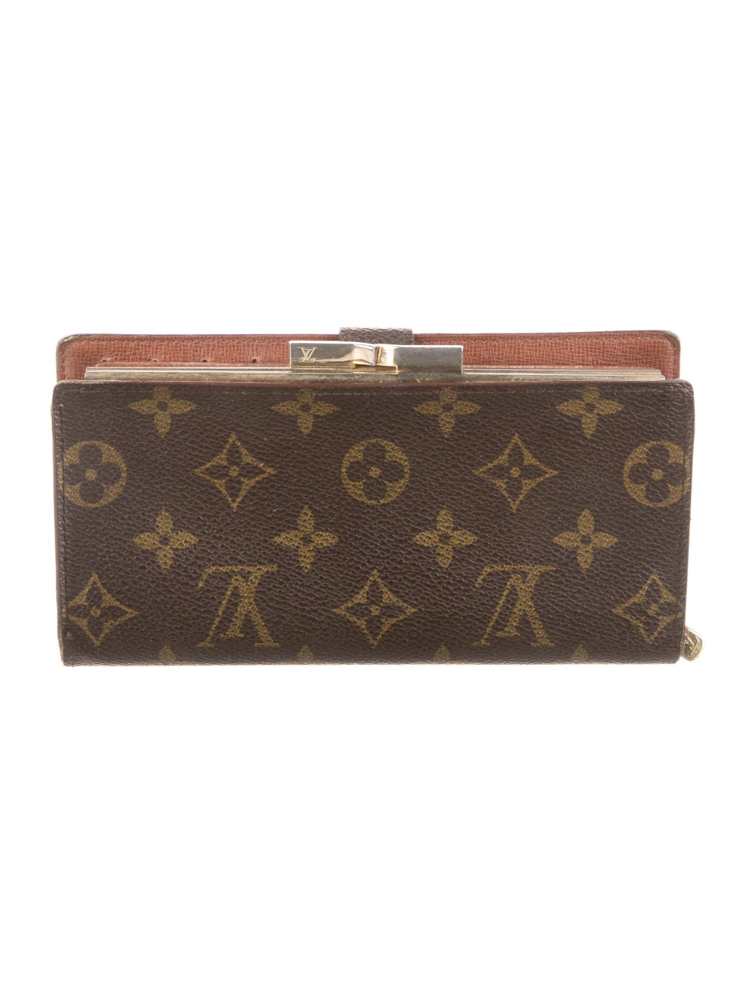 Louis Vuitton LV Monogram Coated Canvas French Purse