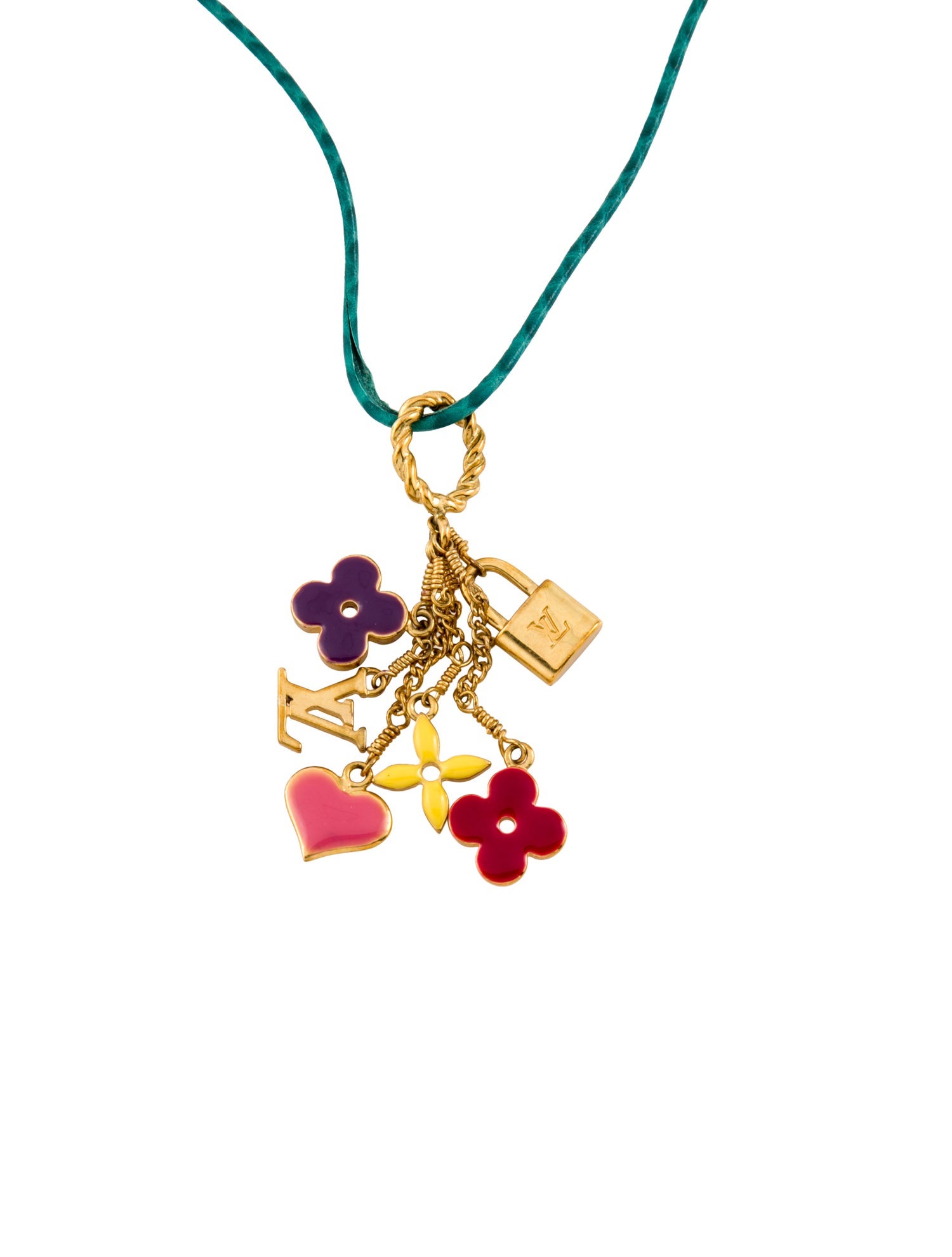 Louis Vuitton Sweet Monogram Charm Pendant Necklace