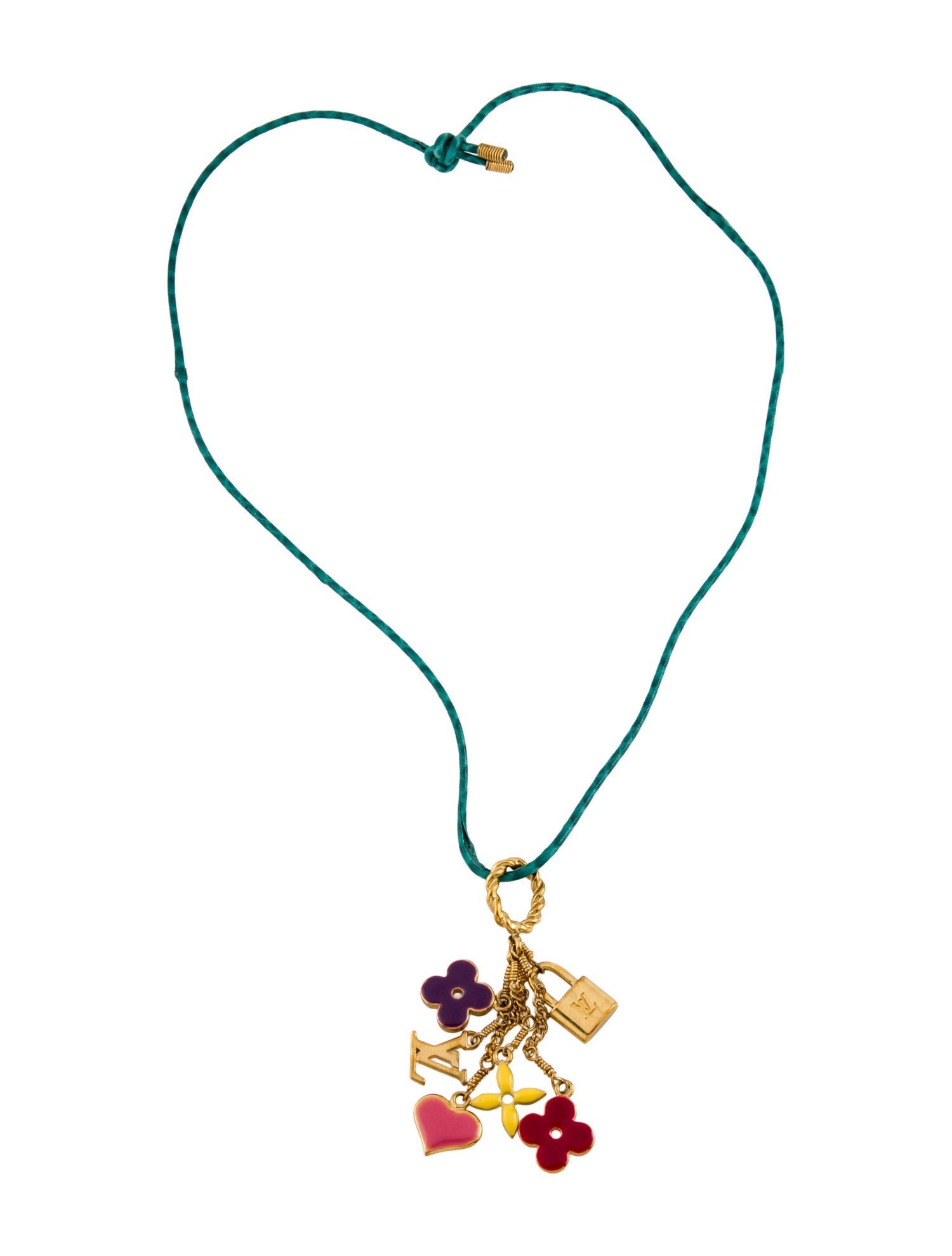 Louis Vuitton Sweet Monogram Charm Pendant Necklace