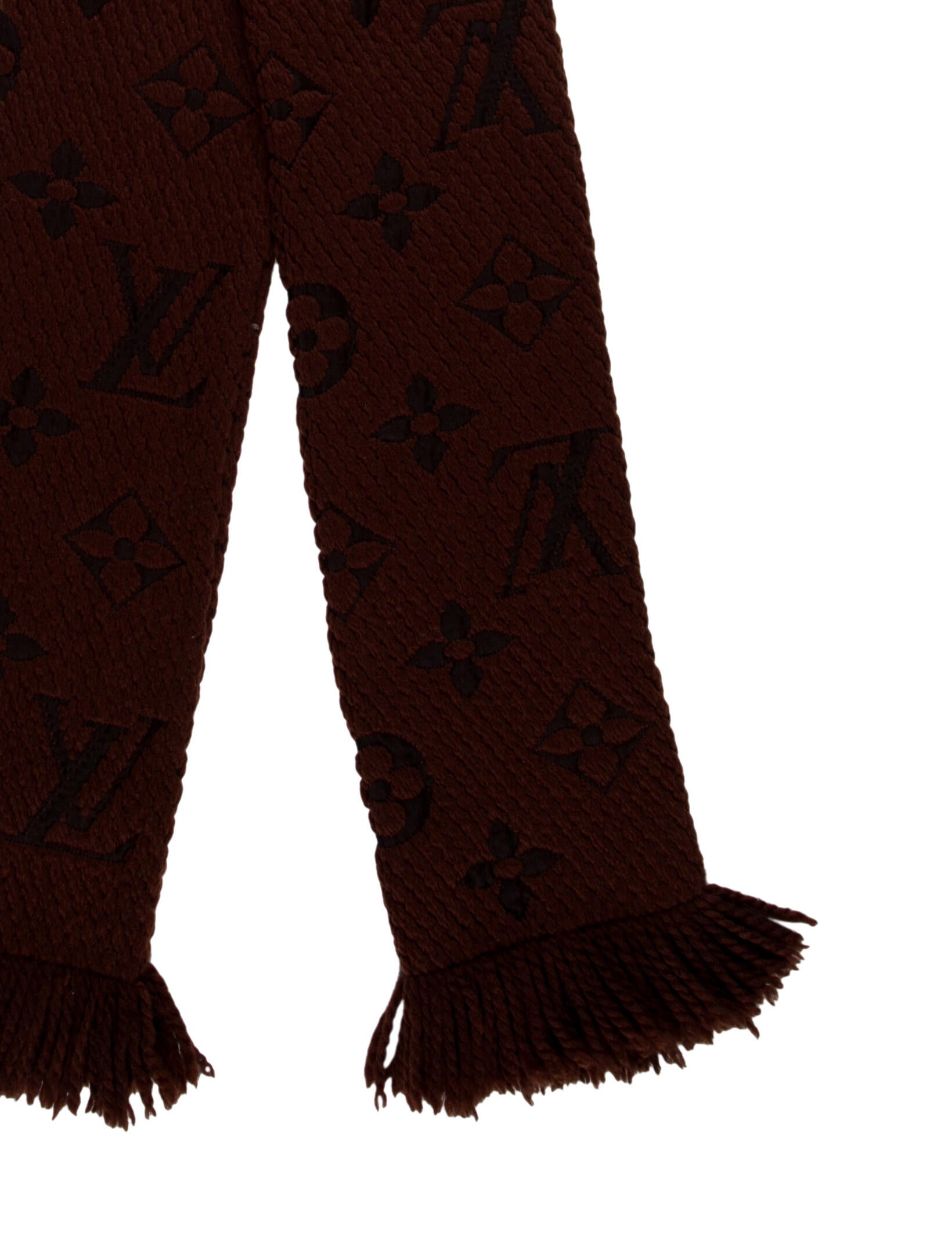 Louis Vuitton Logomania Wool Scarf