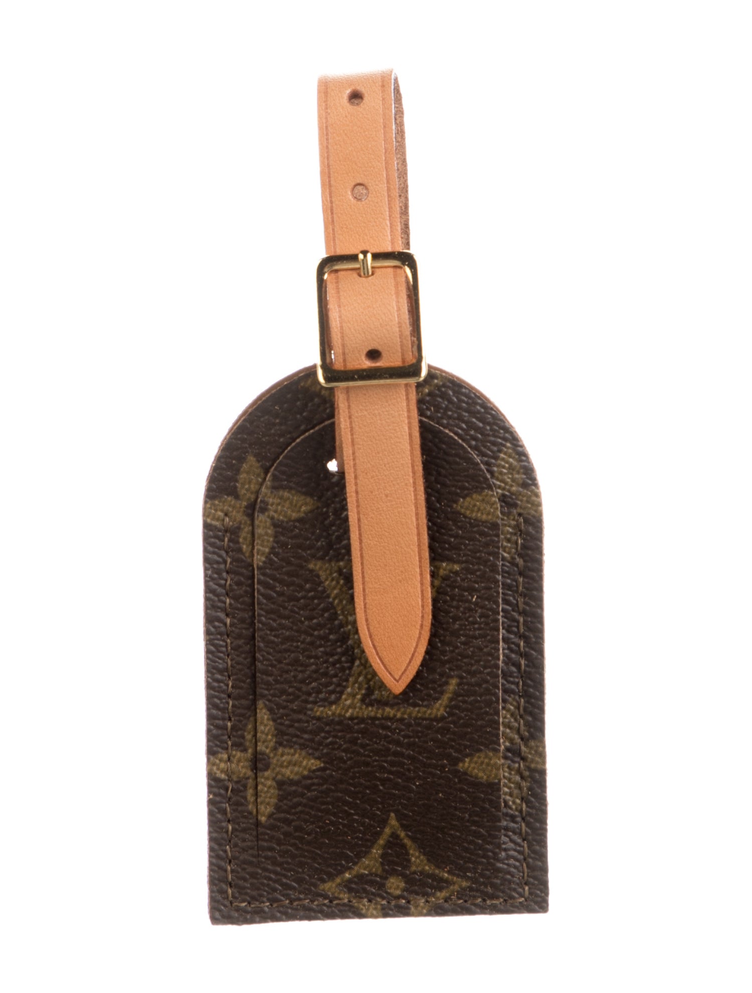 Louis Vuitton Leather Monogram Luggage Tag