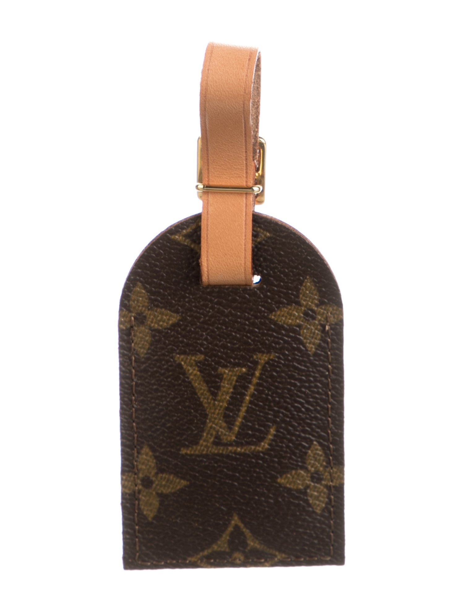 Louis Vuitton Leather Monogram Luggage Tag