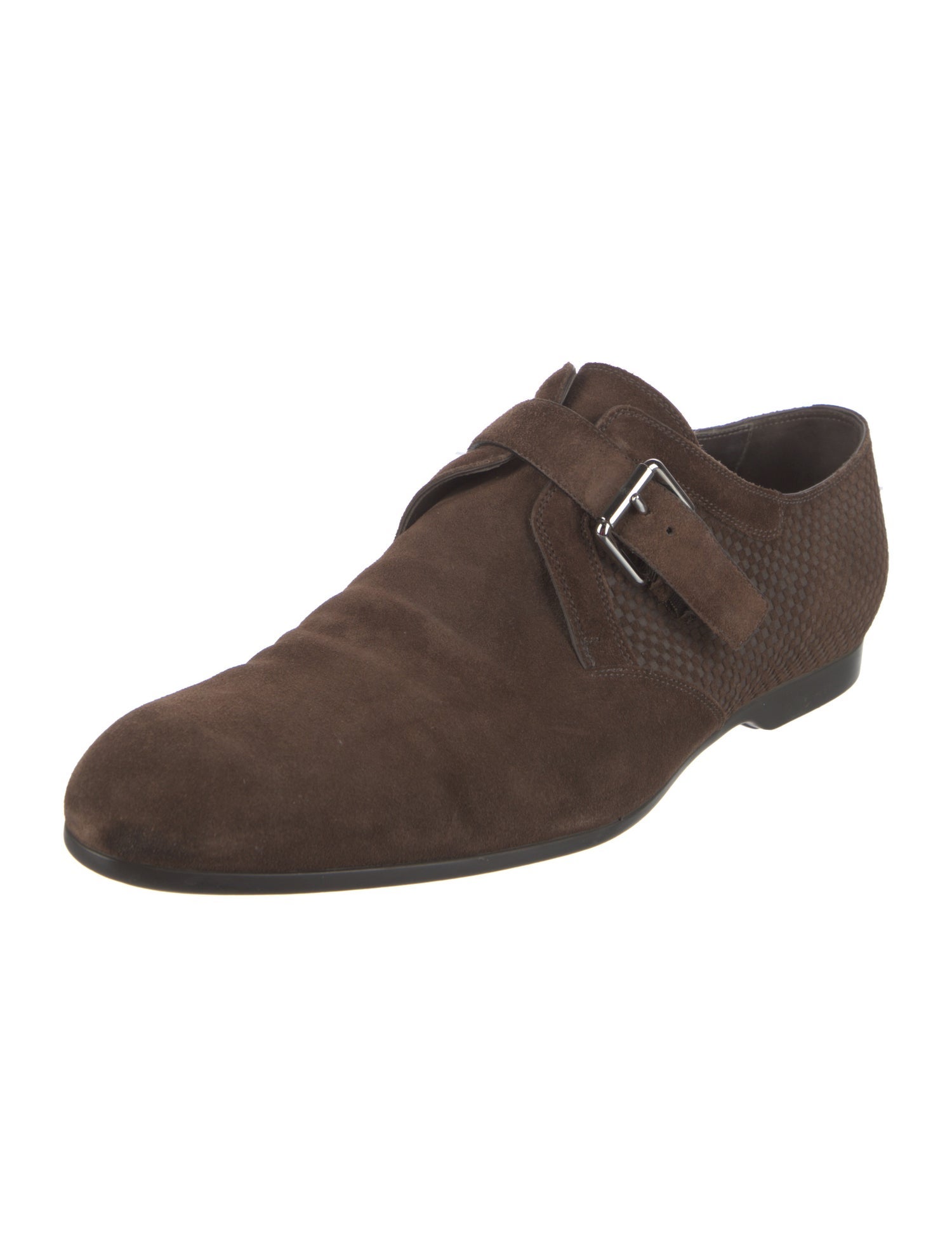 Louis Vuitton Vintage Suede Monk Straps