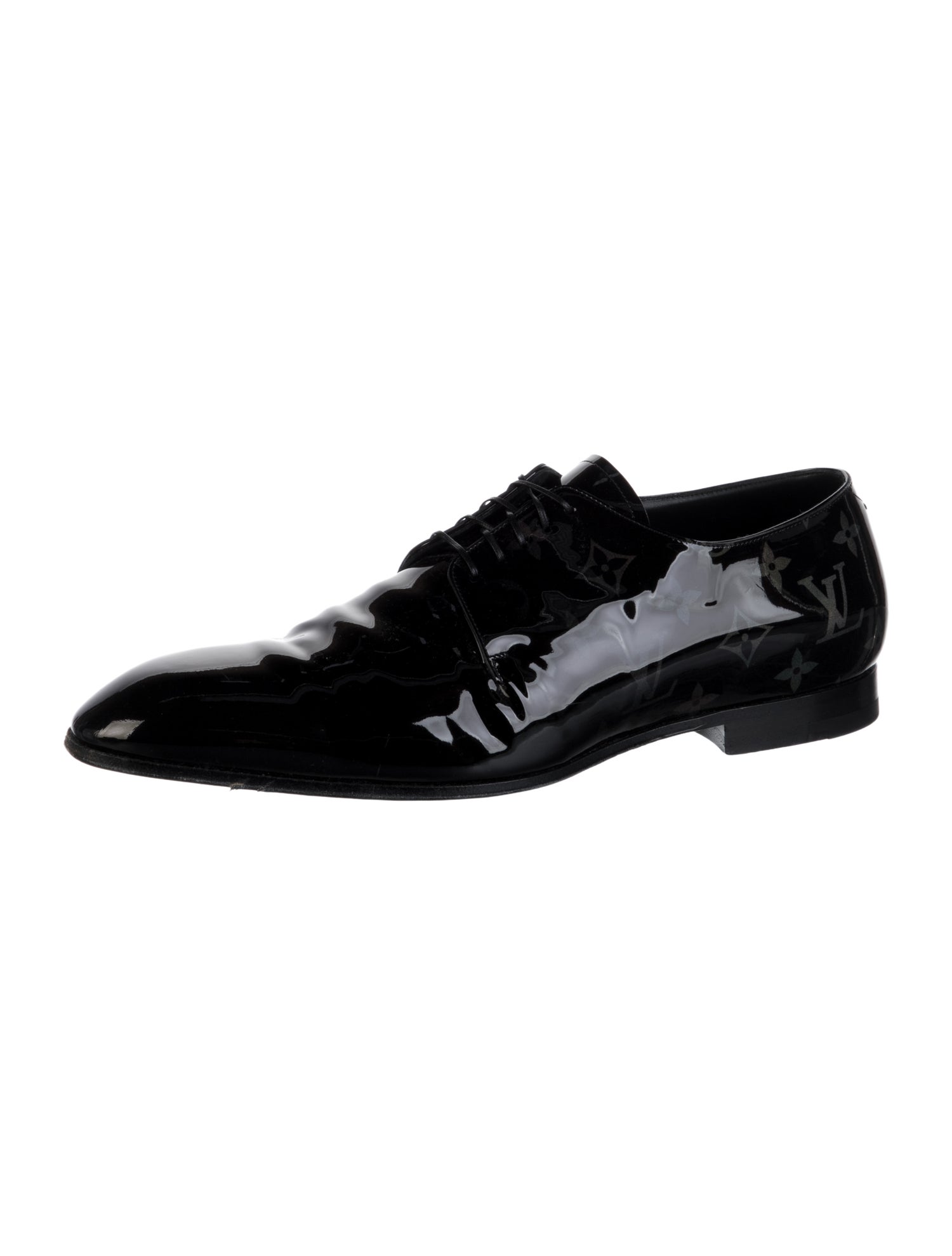 Patent Leather Printed Oxfords