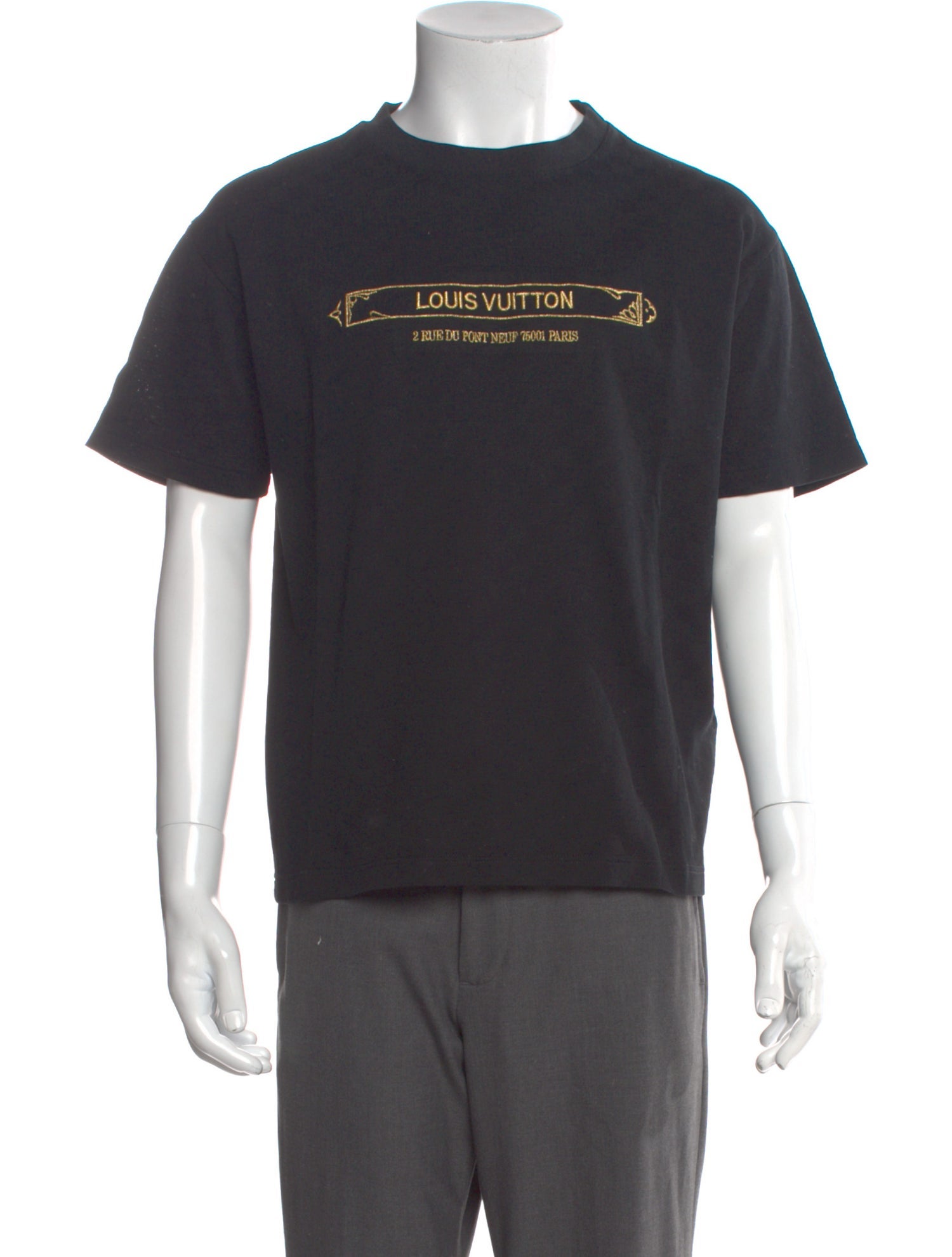 Louis Vuitton 2025 Embellished Damier Pique T-Shirt