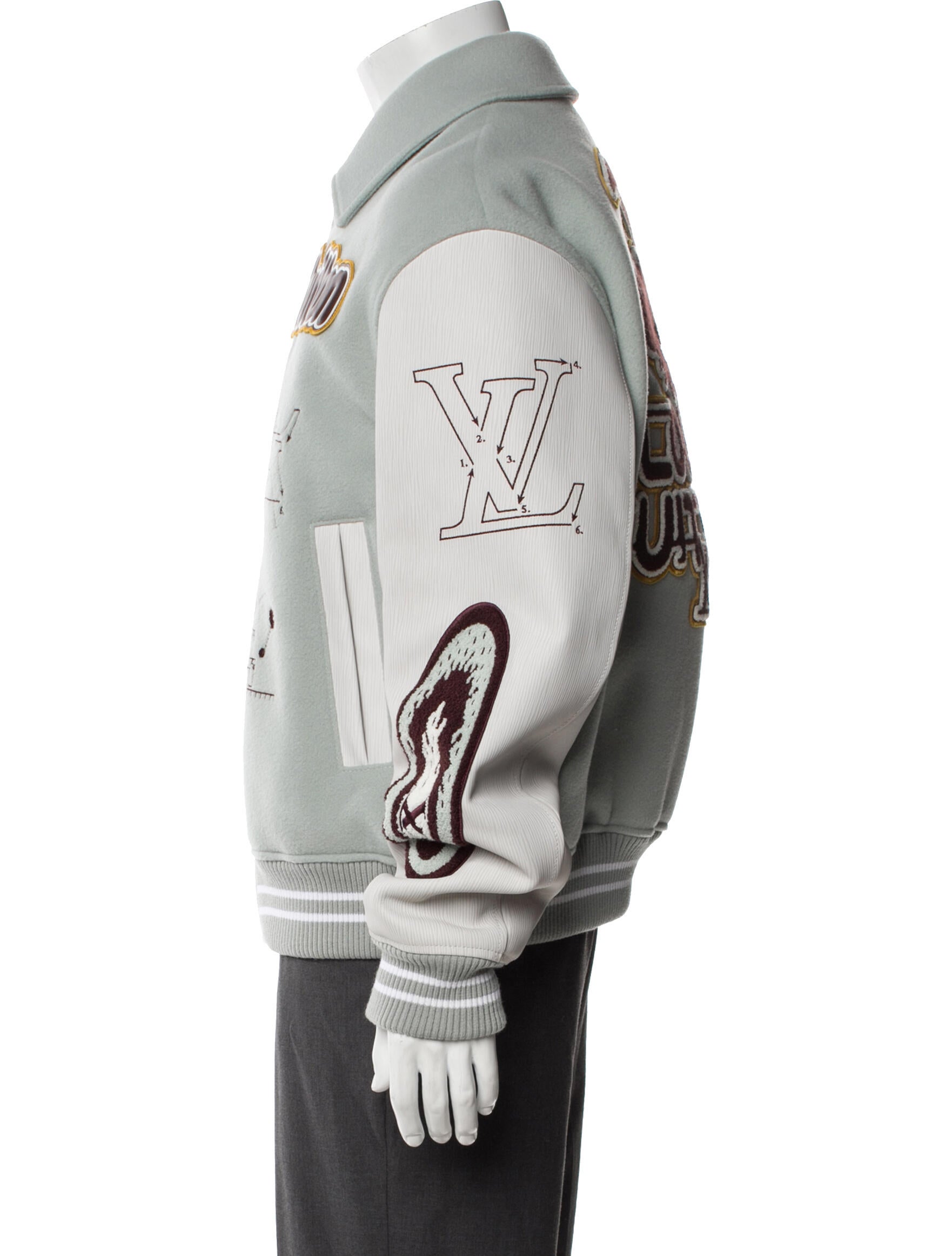 Louis Vuitton 2023 Colm Dillane Varsity Varsity Jacket w/ Tags