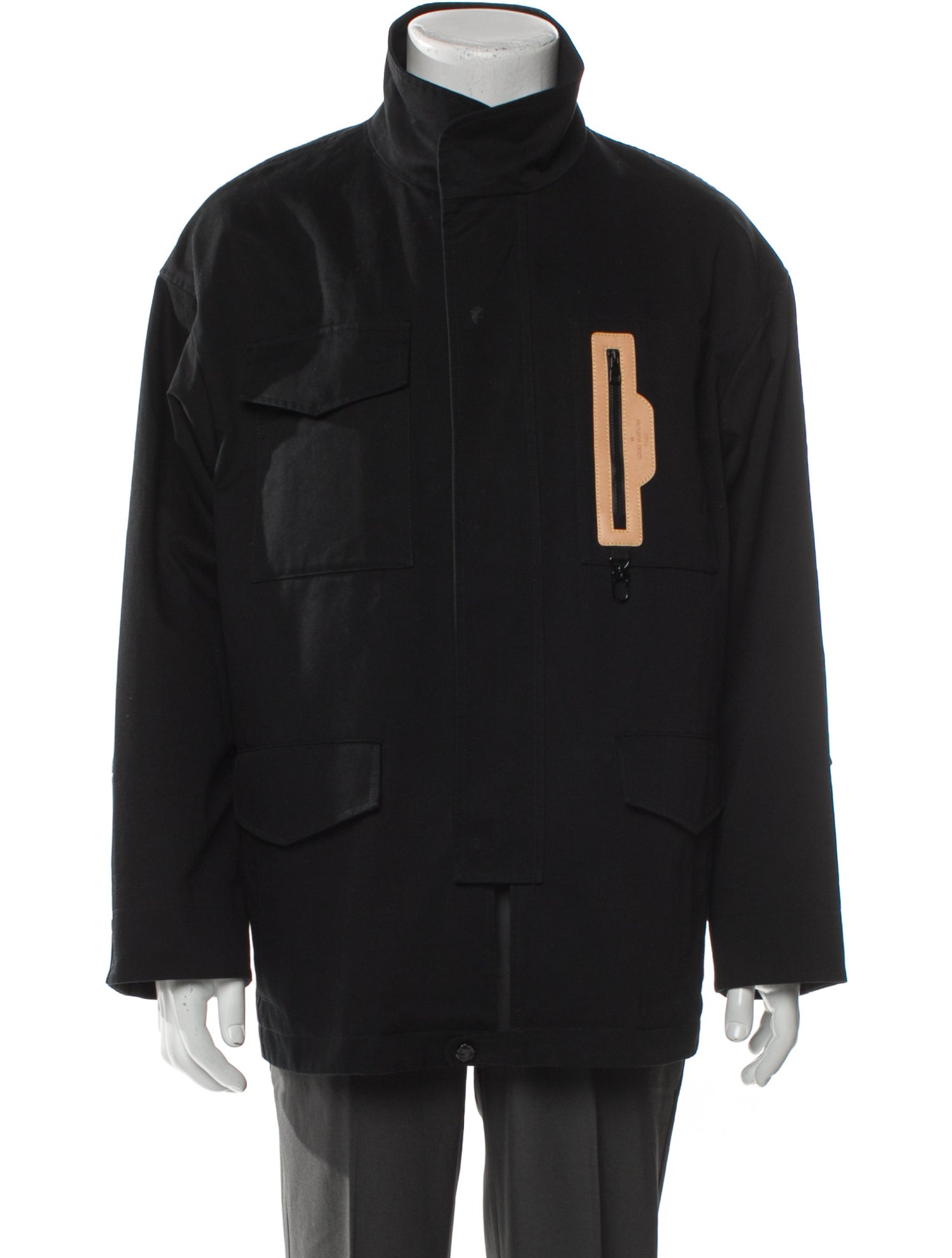 Louis Vuitton 2019 Signature Logo Utility Jacket