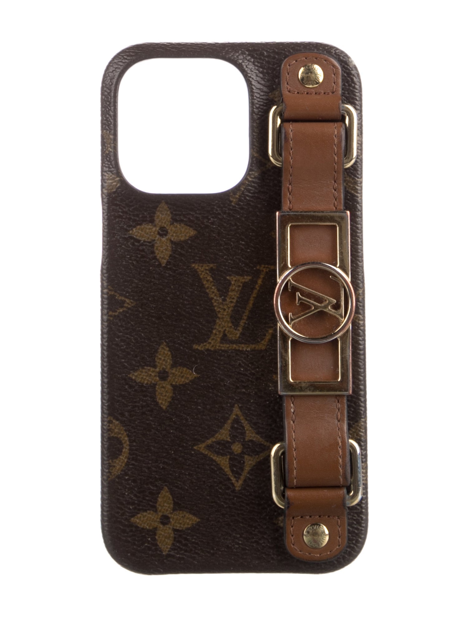 Louis Vuitton Mens Leather iPhone case