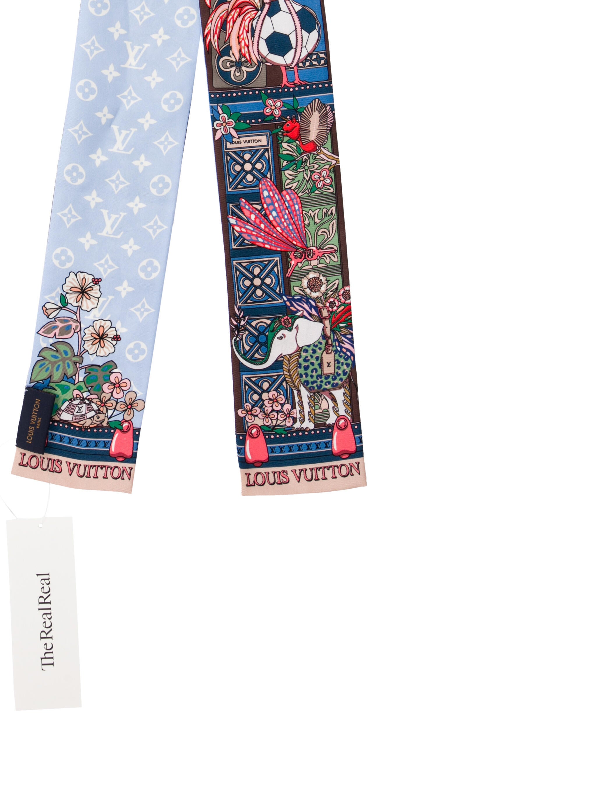 Louis Vuitton Wonderland Bandeau Silk Scarf