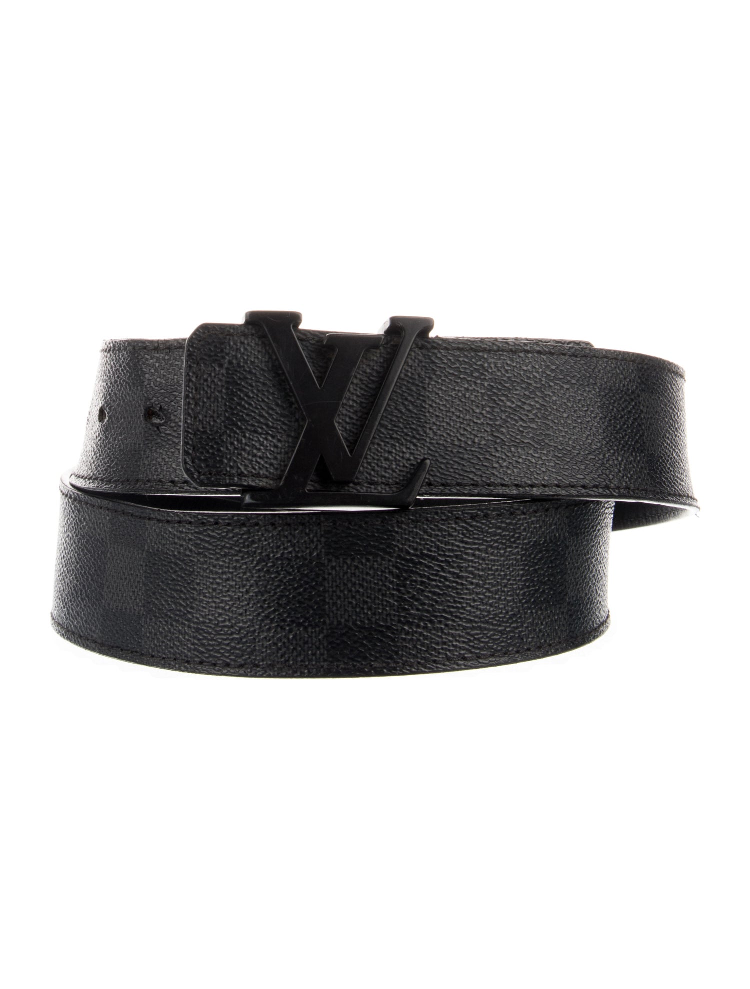 Louis Vuitton Damier Graphite Pattern Coated Canvas Belt Kit