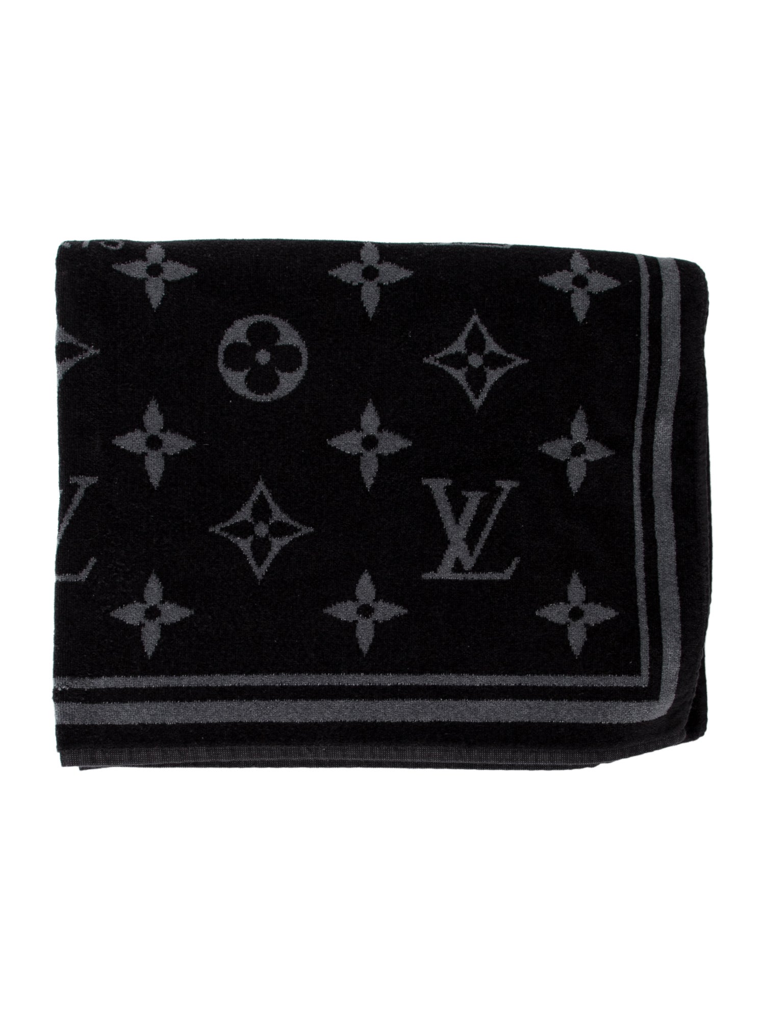 Louis Vuitton Monogram Eclipse Beach Towel