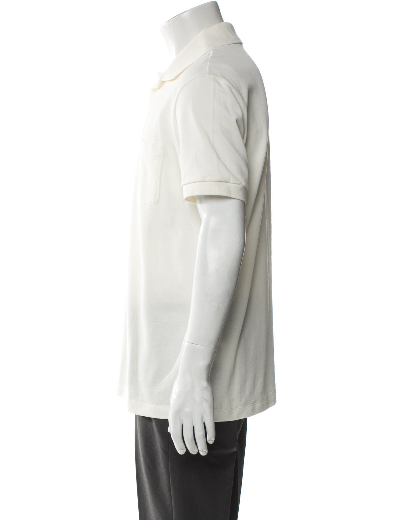 Louis Vuitton 2022 Damier Azur Pattern Polo Shirt