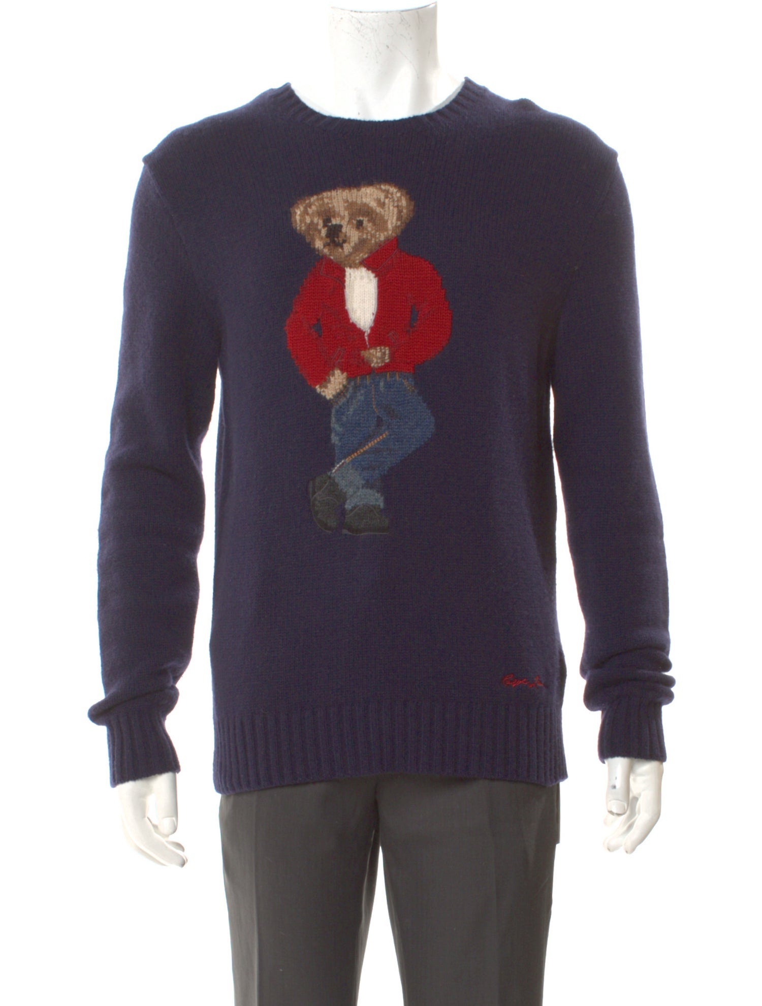 Ralph Lauren Signature Logo Wool Pullover