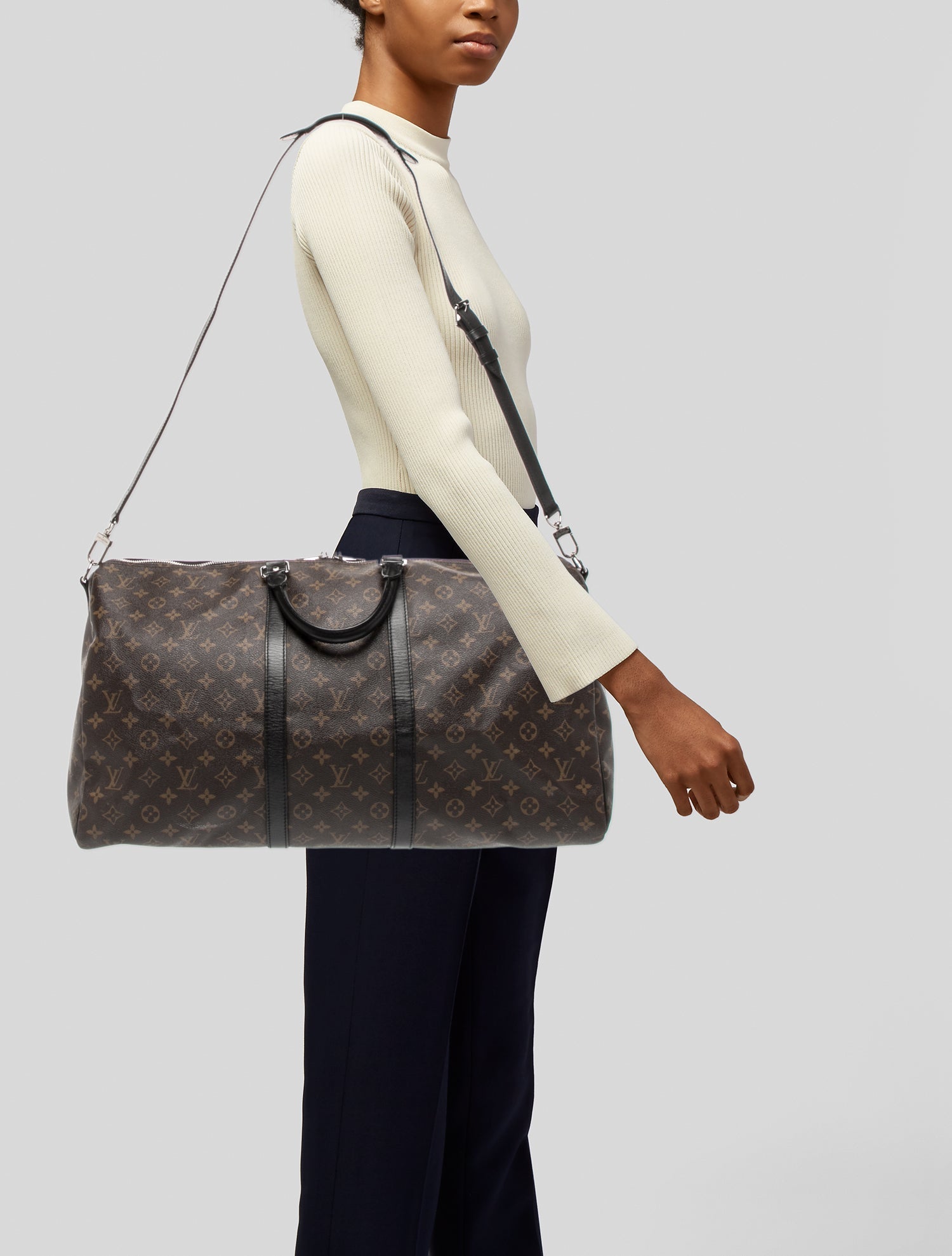 Louis Vuitton Men's Brown Canvas Carry-On