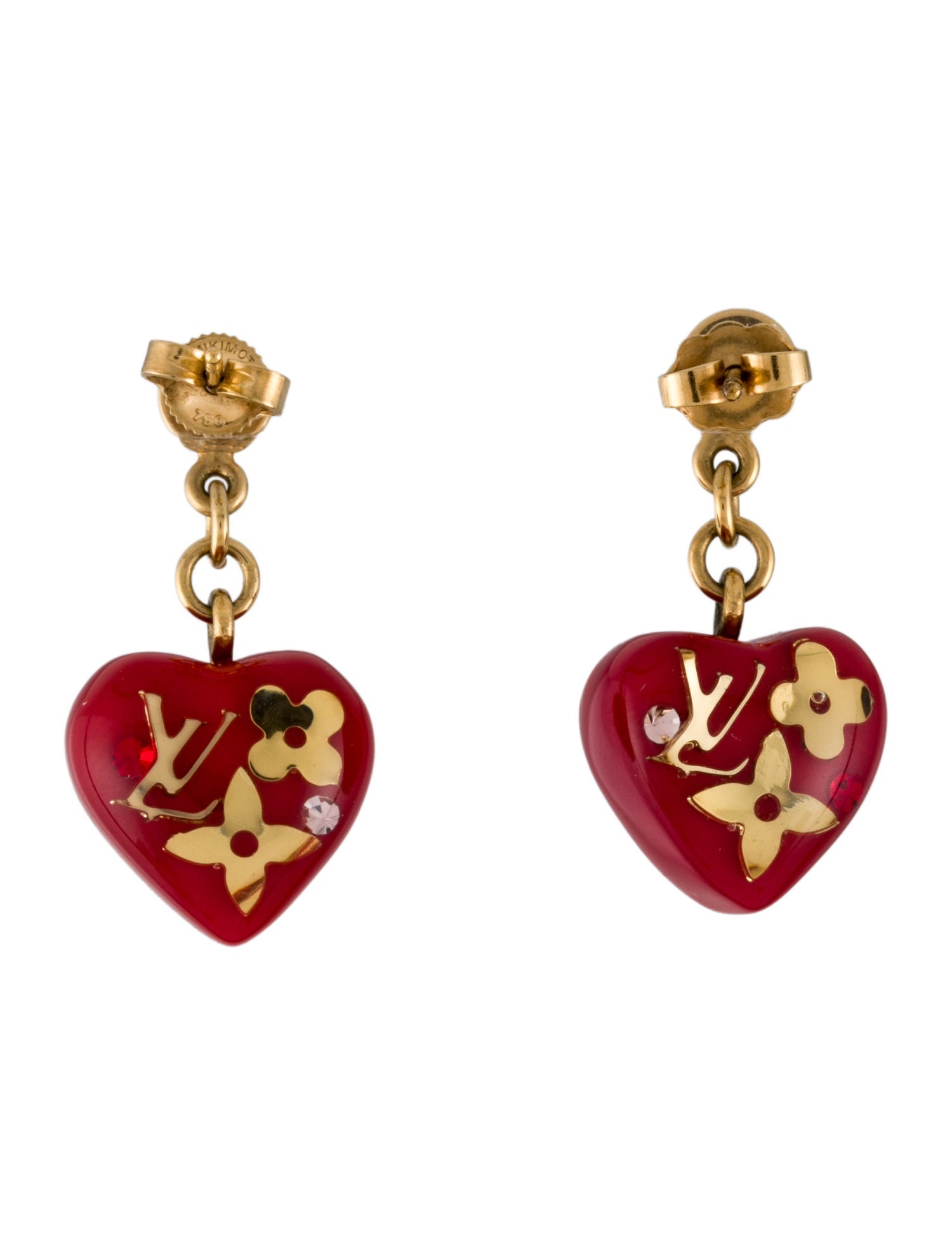 Louis Vuitton Inclusion Heart Drop Earrings