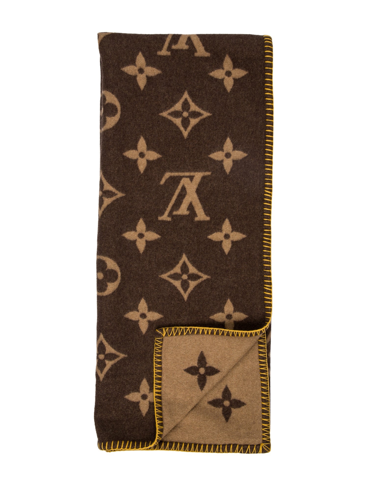 Louis Vuitton Requisites Monogram Throw Blanket