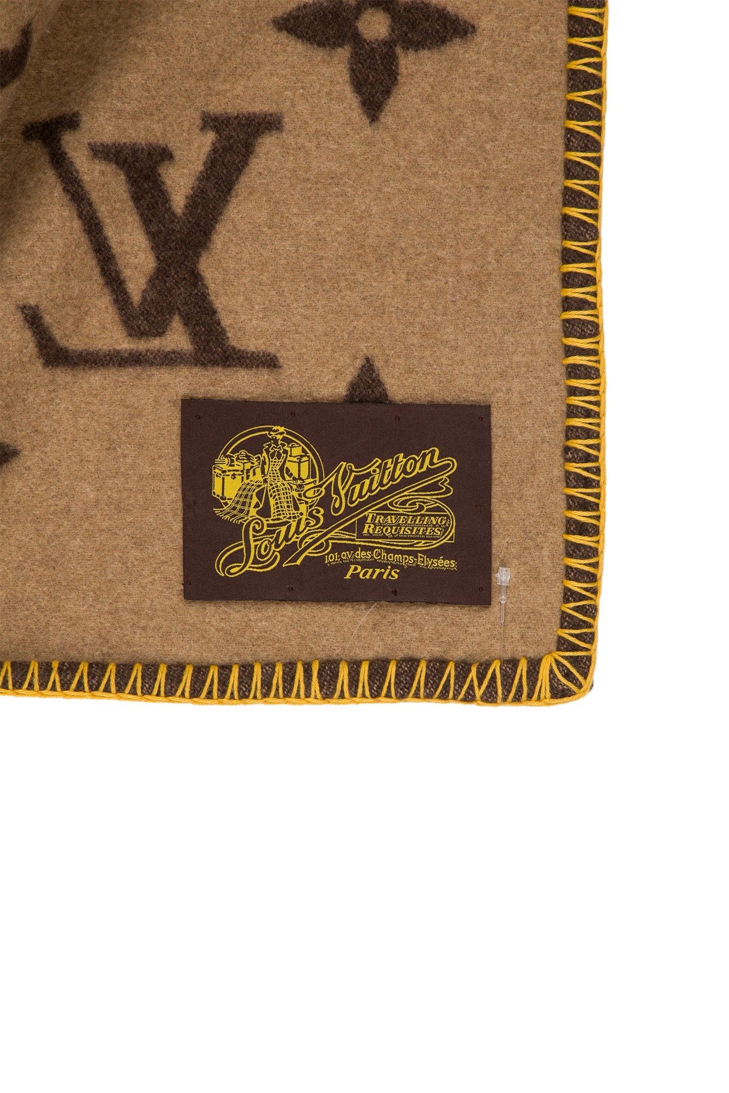 Louis Vuitton Requisites Monogram Throw Blanket