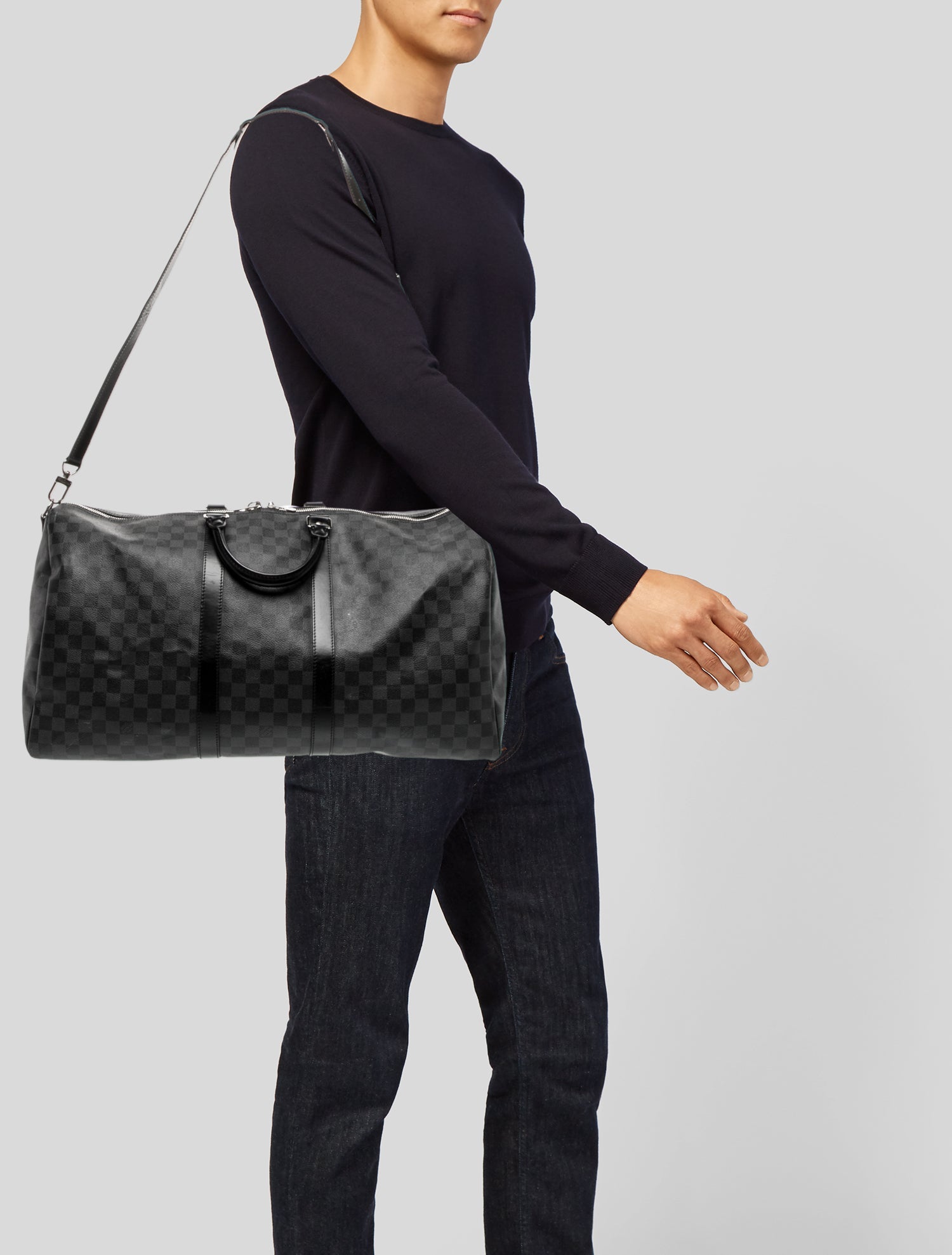 Louis Vuitton Damier Graphite Keepall Bandouliere