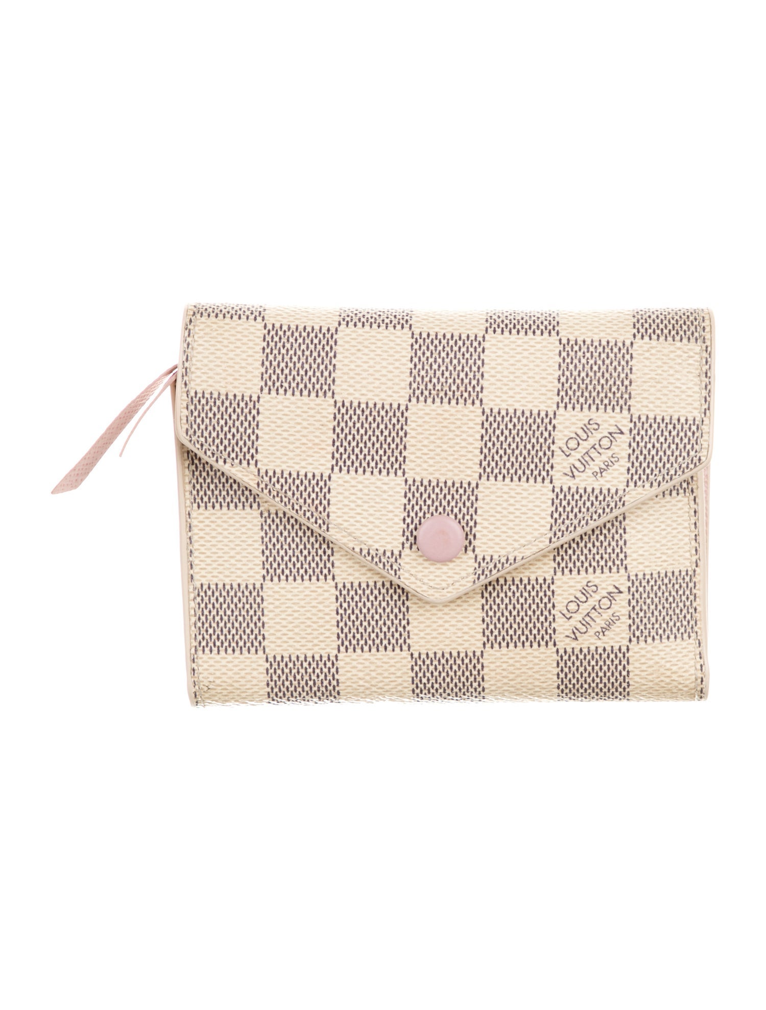 Louis Vuitton 2017 Damier Azur Pattern Victorine Wallet