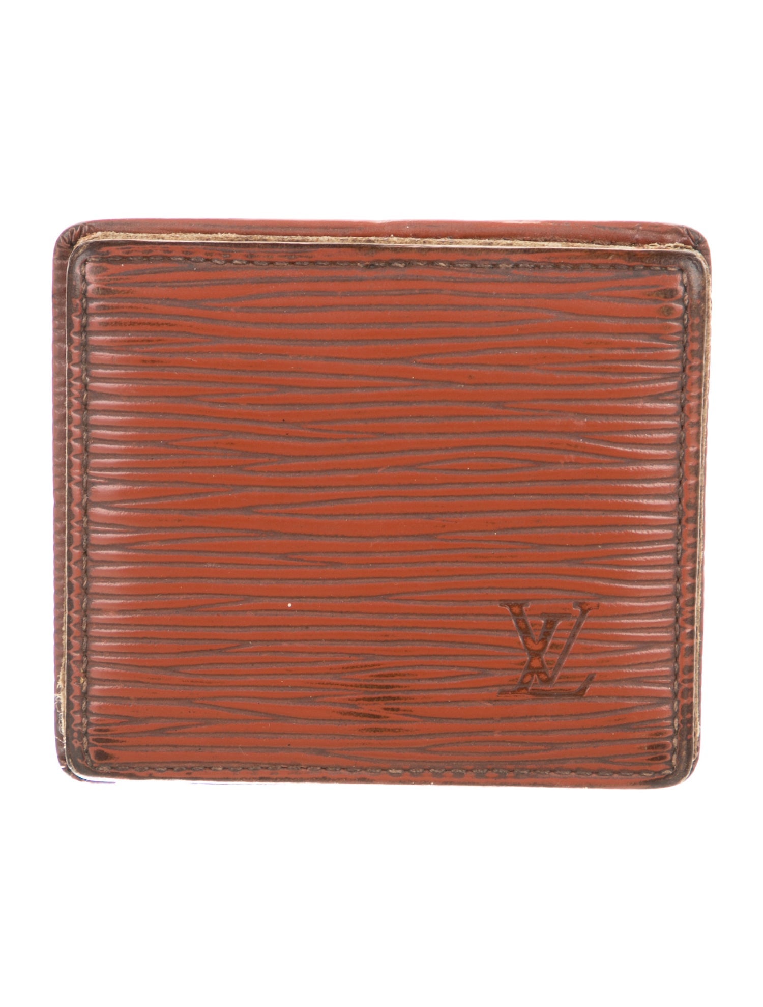 Louis Vuitton Signature Logo Epi Leather Wallet