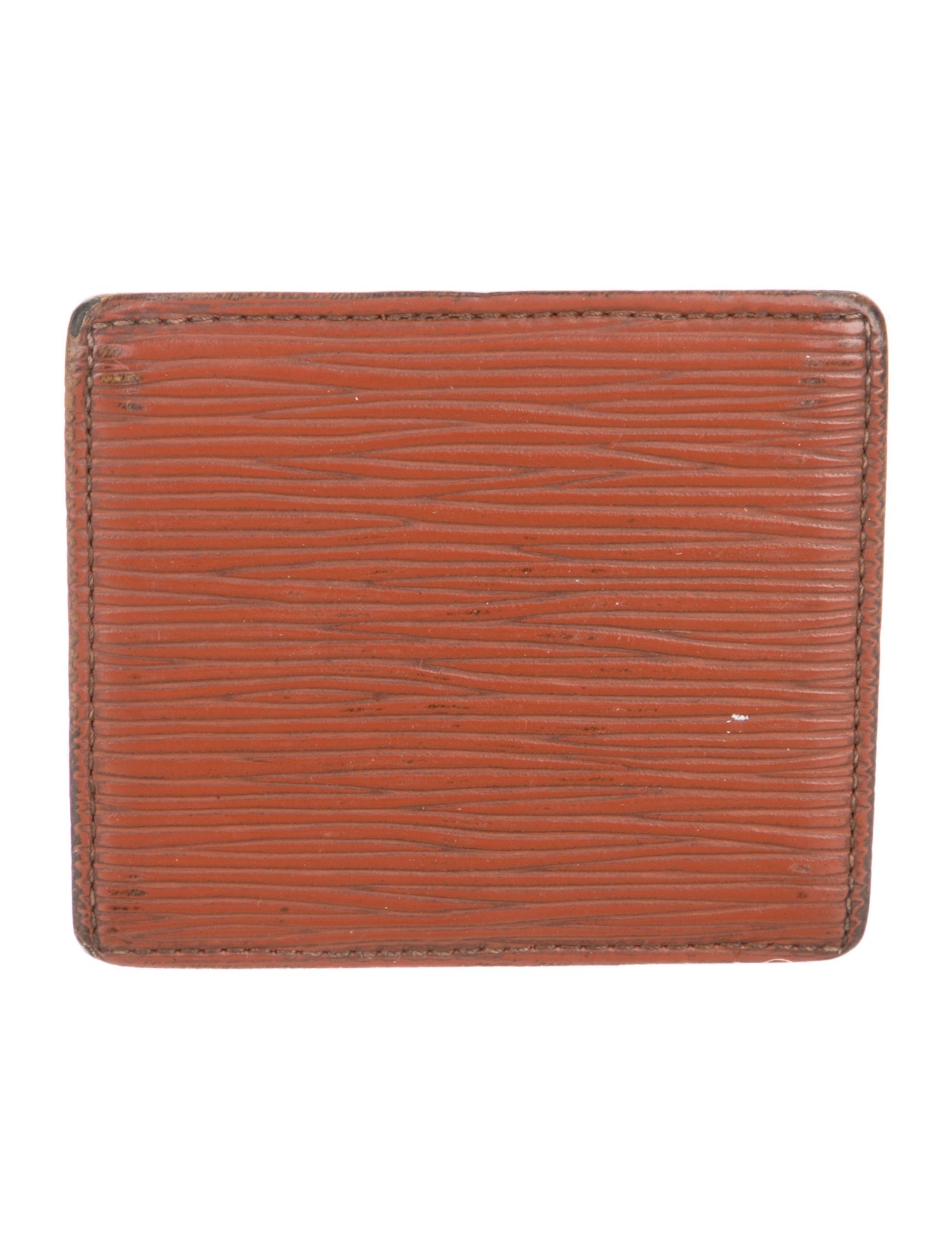 Louis Vuitton Signature Logo Epi Leather Wallet