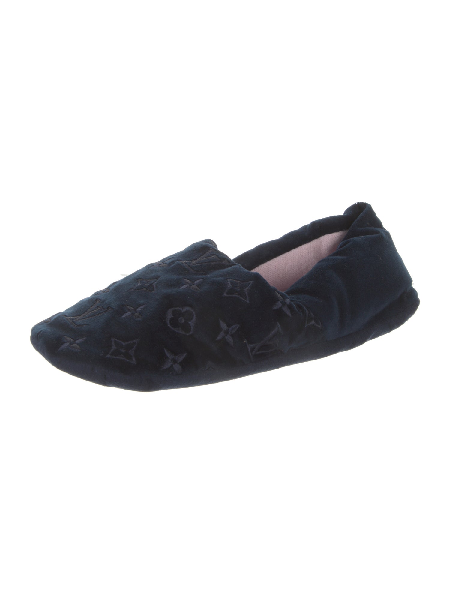 Louis Vuitton LV Monogram Velvet Loafers