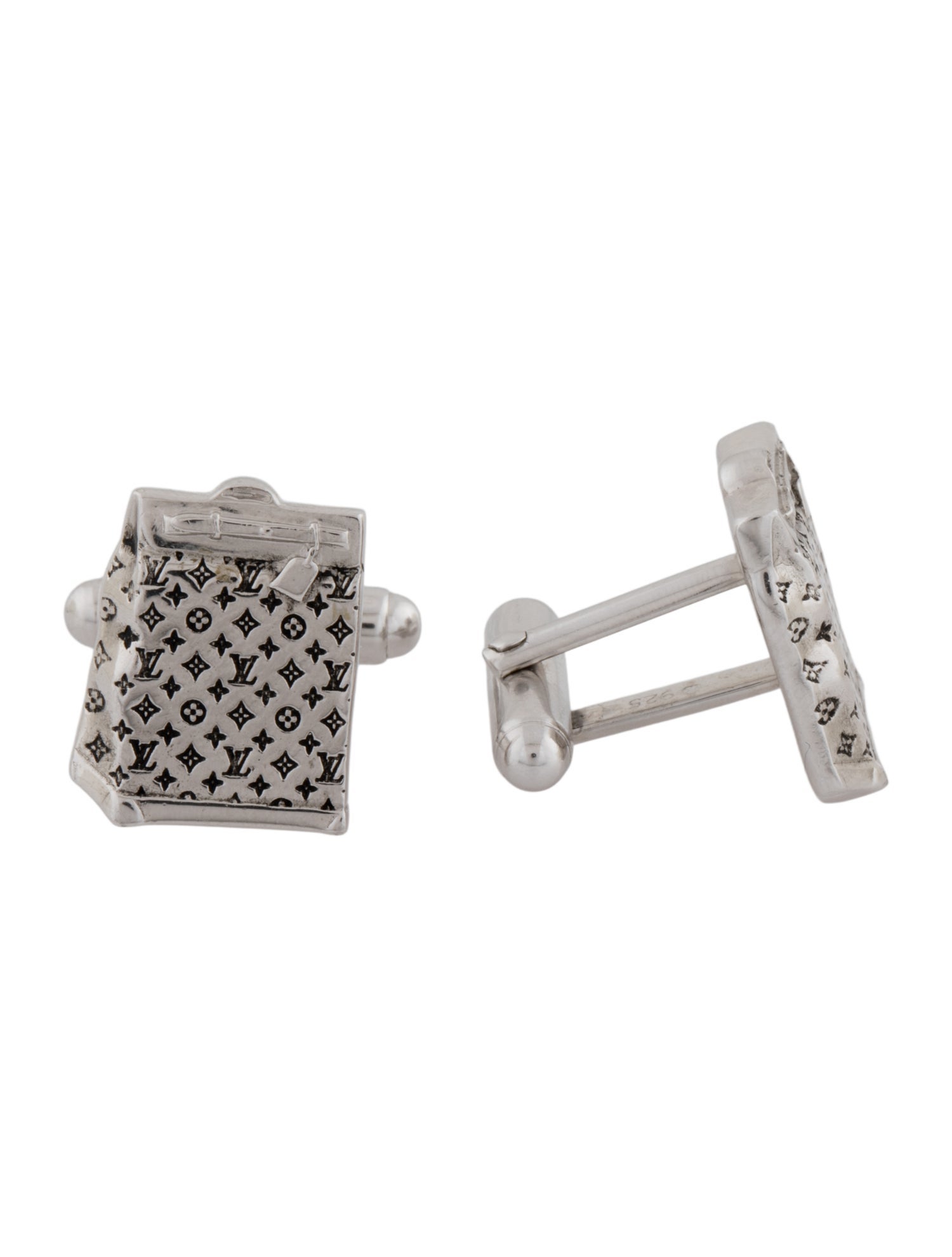Louis Vuitton Logo Cufflinks