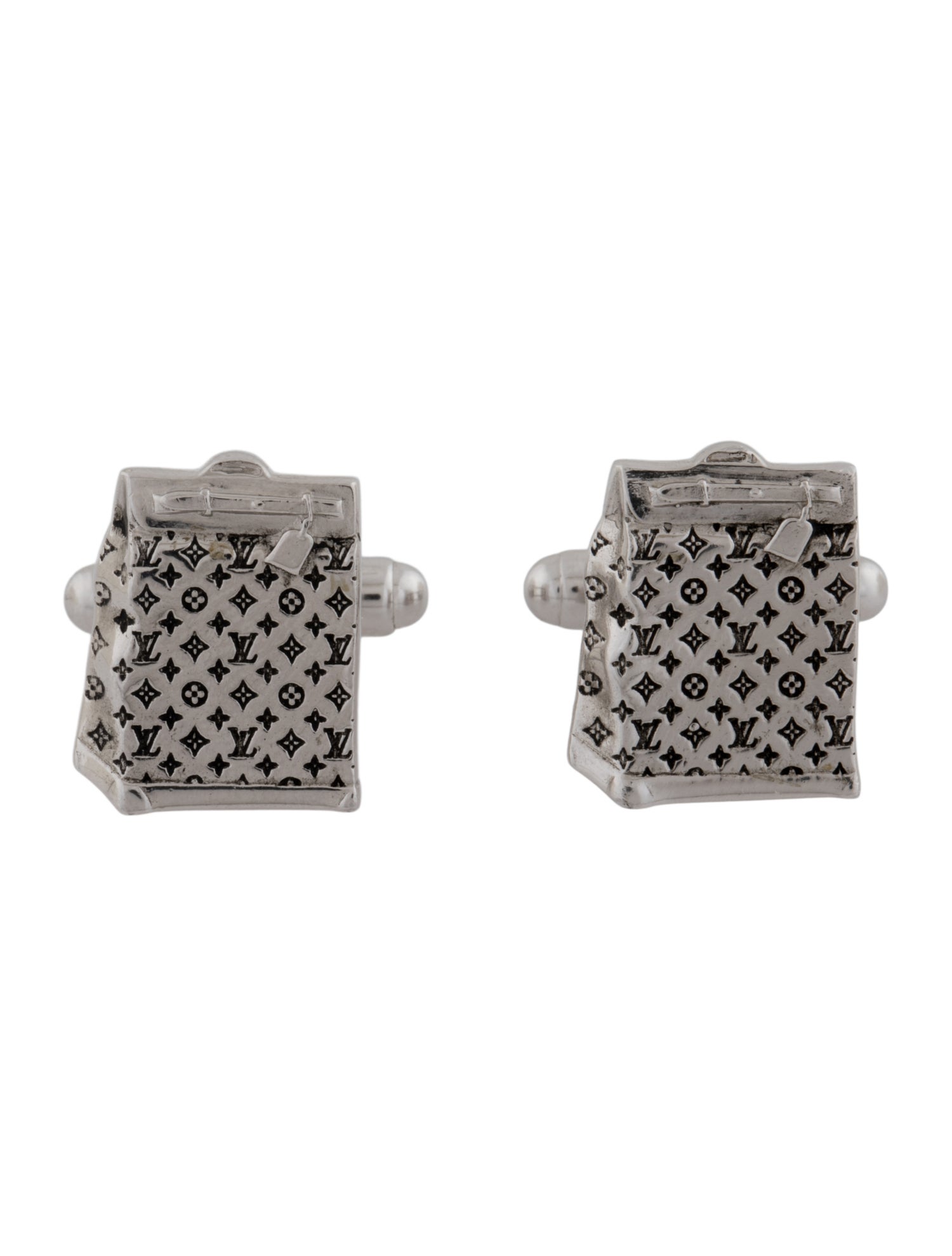 Louis Vuitton Logo Cufflinks