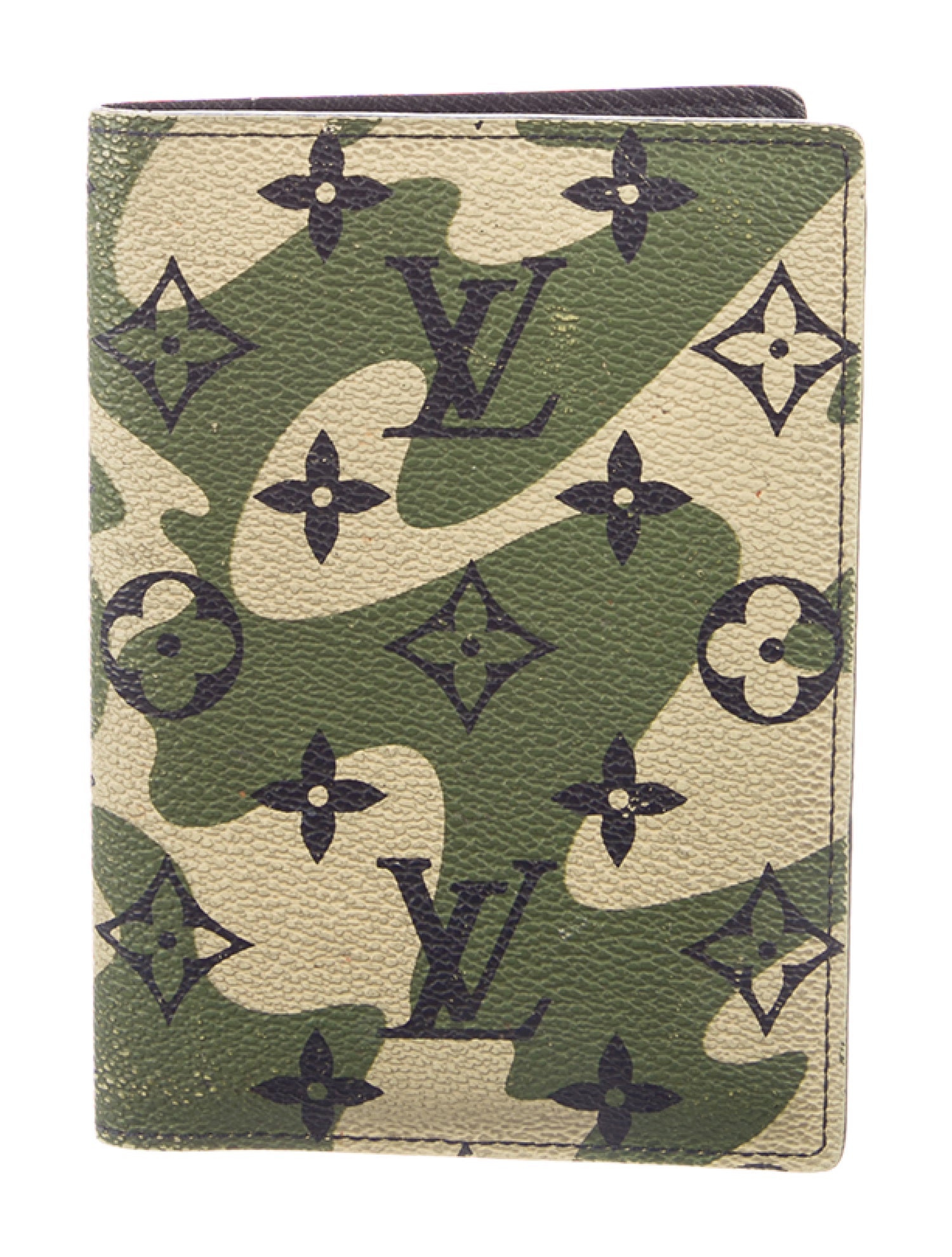Louis Vuitton x Takashi Murakami Monogramouflage Passporl Cover