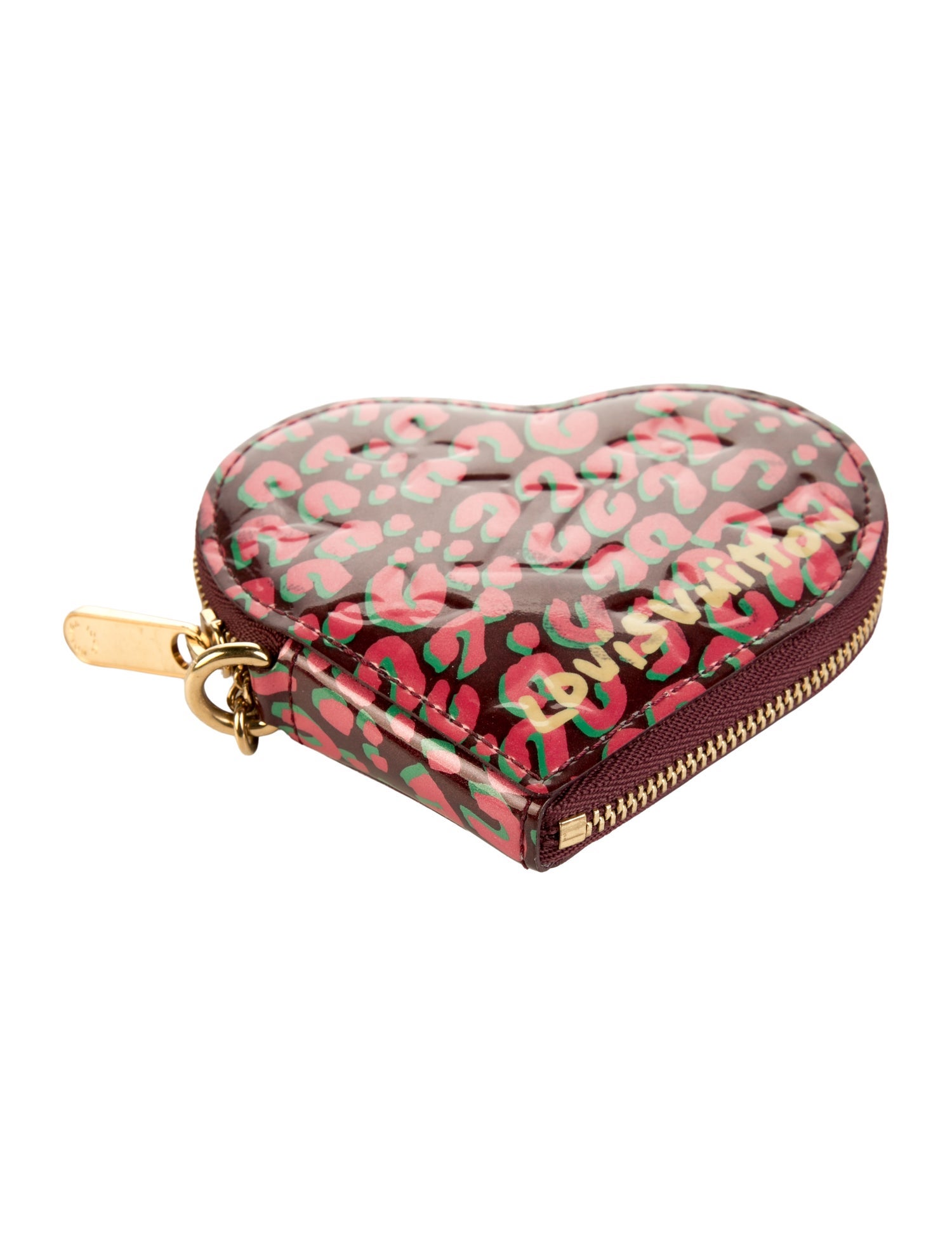 Louis Vuitton Stephen Sprouse Vernis Graffiti Heart Coin Purse