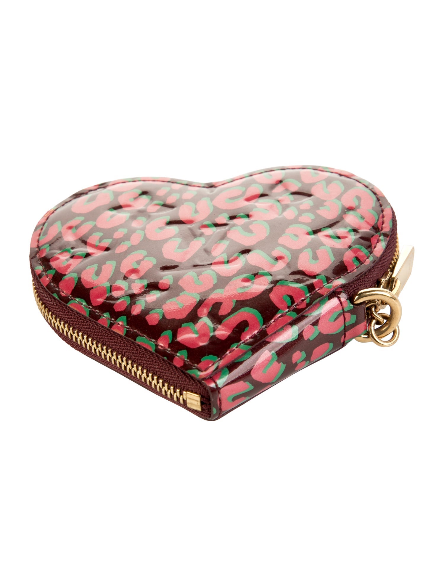 Louis Vuitton Stephen Sprouse Vernis Graffiti Heart Coin Purse