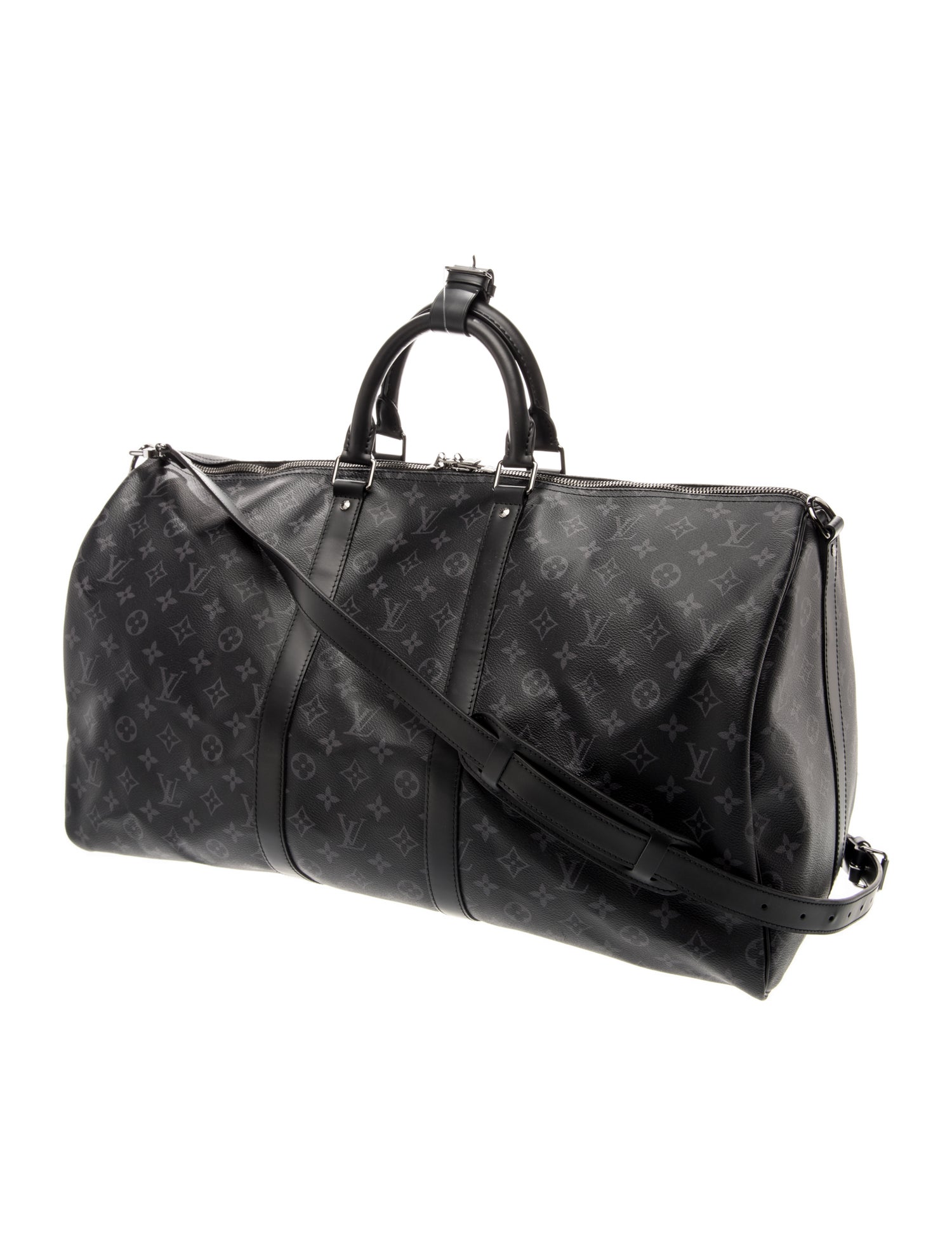 Louis Vuitton Monogram Eclipse Keepall Bandouliere 50