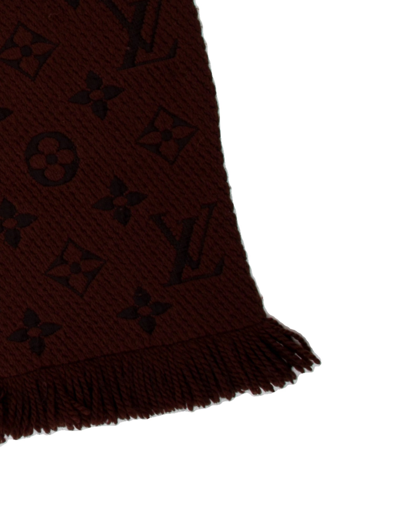 Louis Vuitton Wool Monogram Pattern Scarf