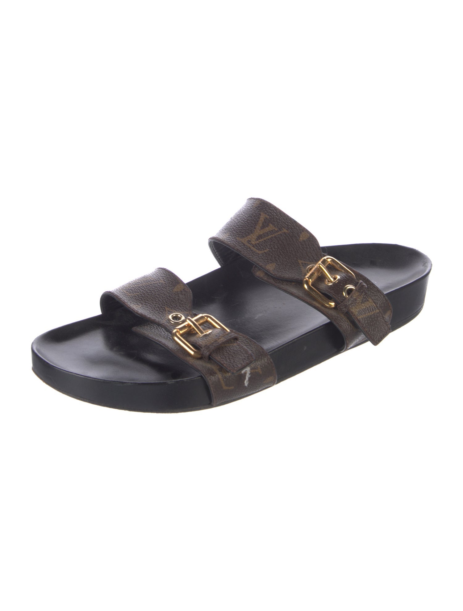 Louis Vuitton Monogram Pattern Slides
