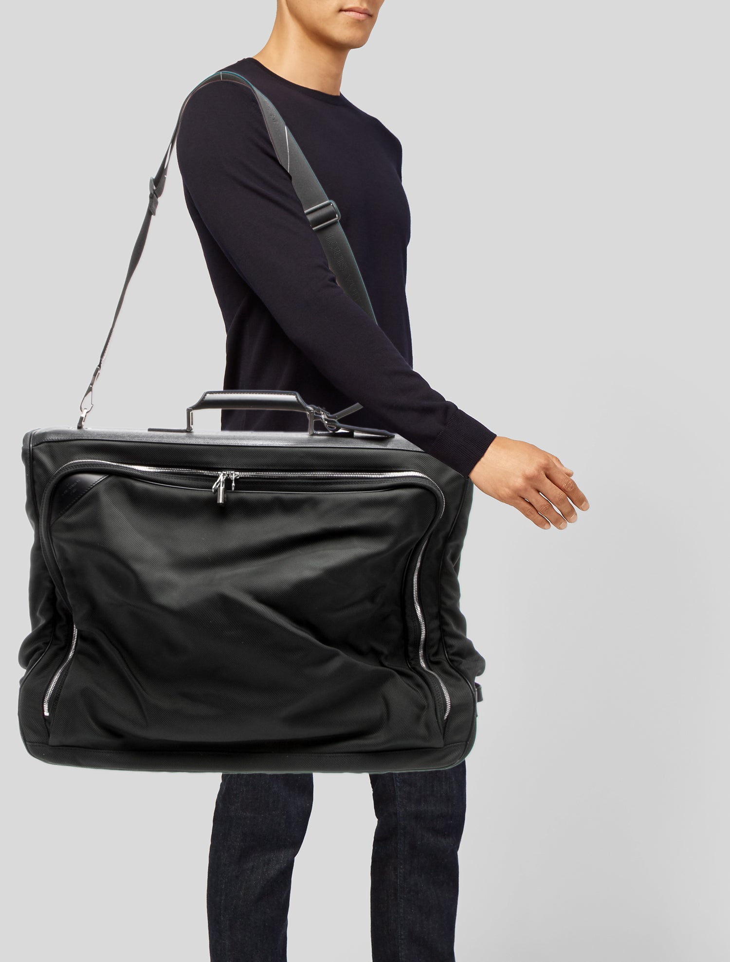 Louis Vuitton Taiga Leather Garment Bag