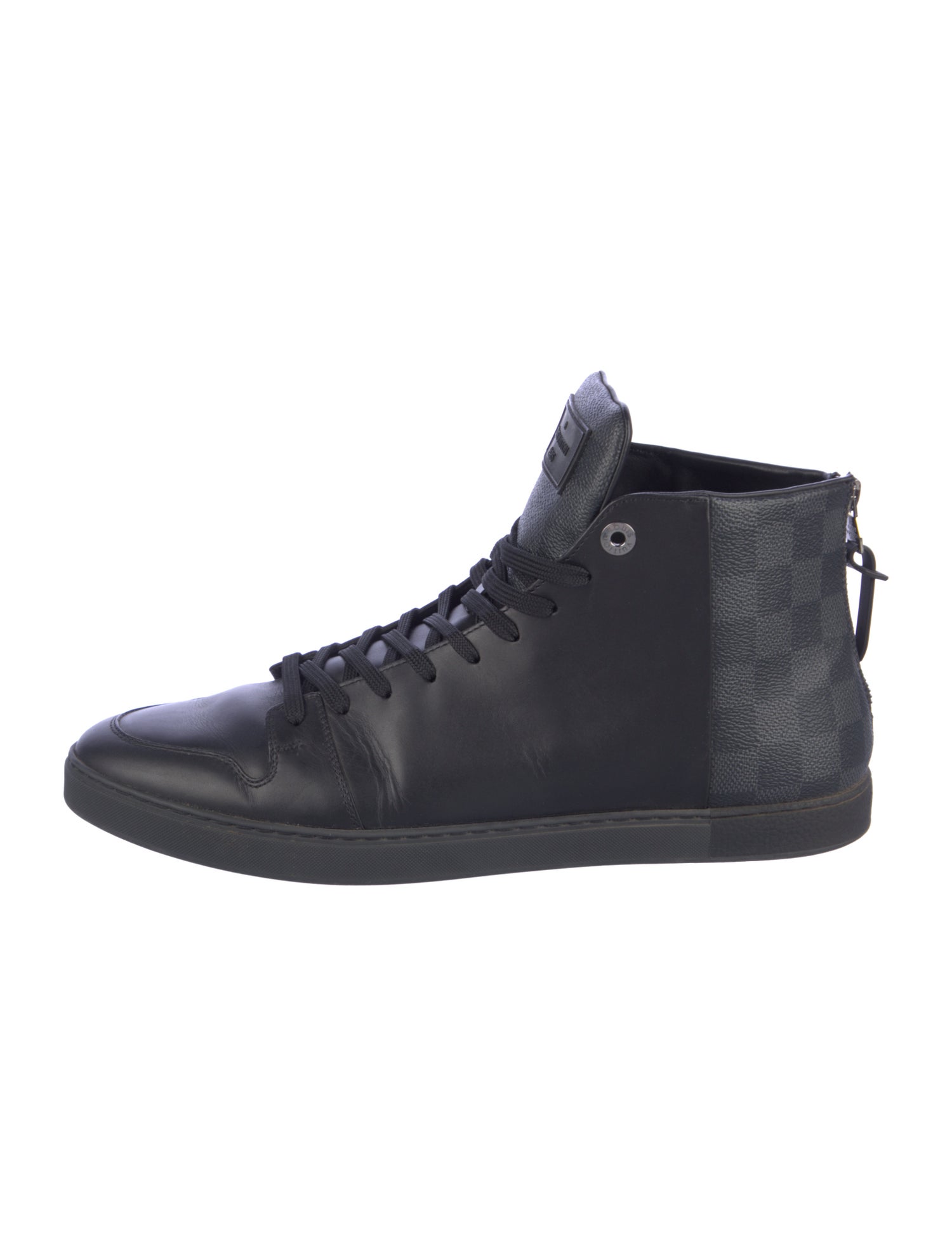 Louis Vuitton Damier Graphite Pattern Leather Sneakers