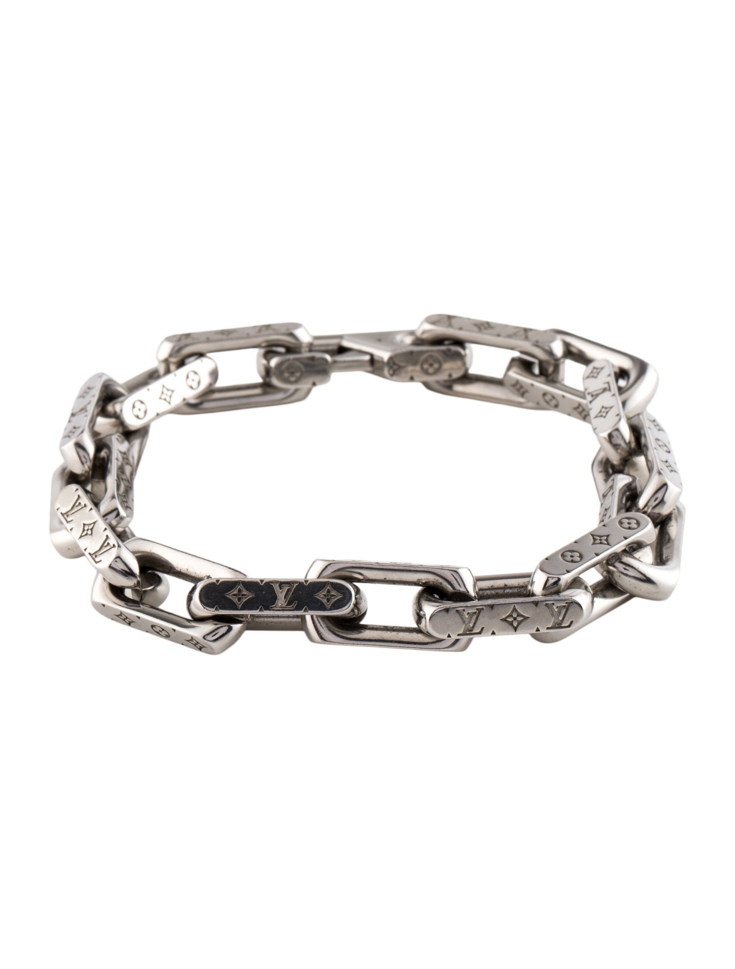 Louis Vuitton Monogram Chain Link Bracelet