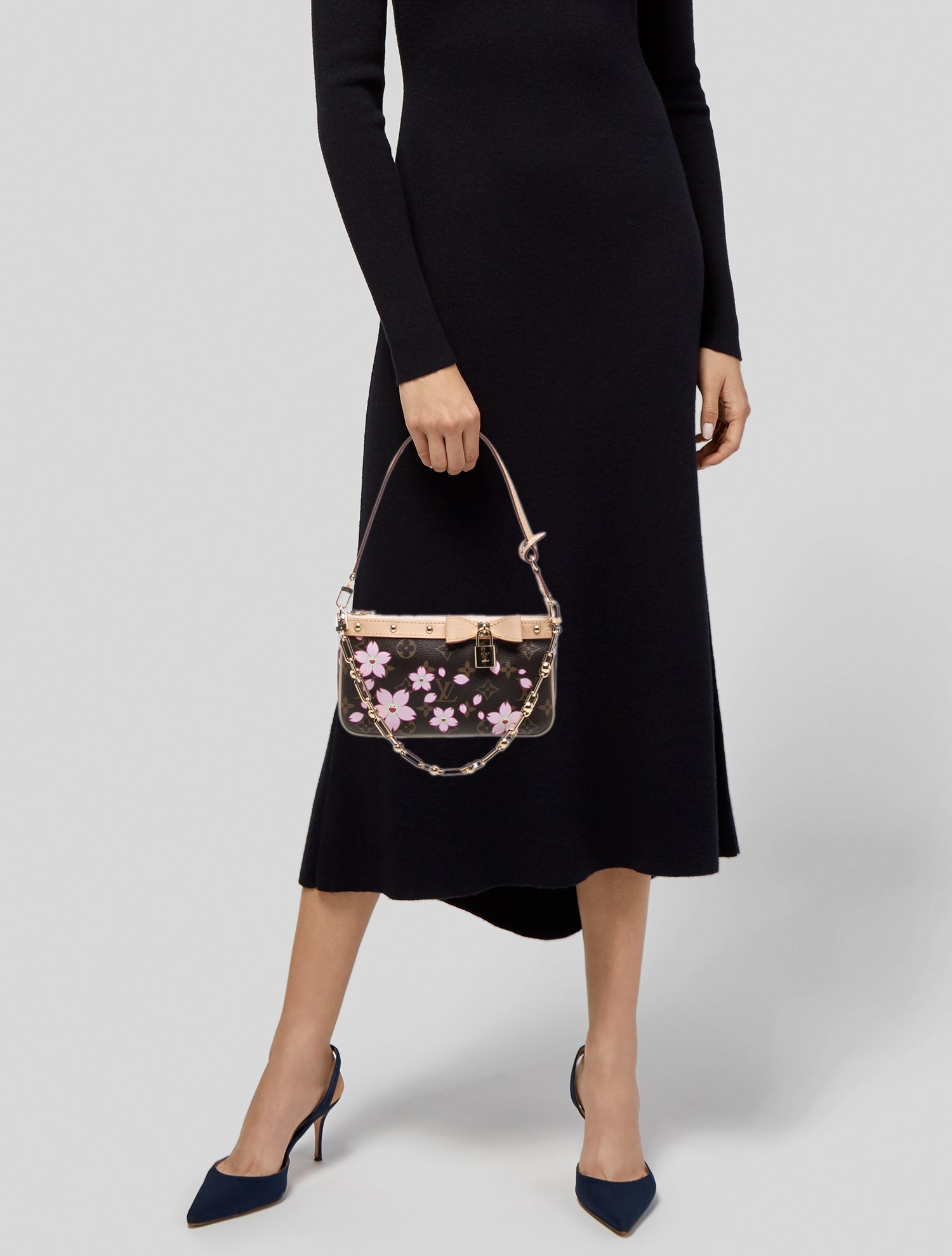 Louis Vuitton Monogram Cherry Blossom Pochette Accessoires 2025