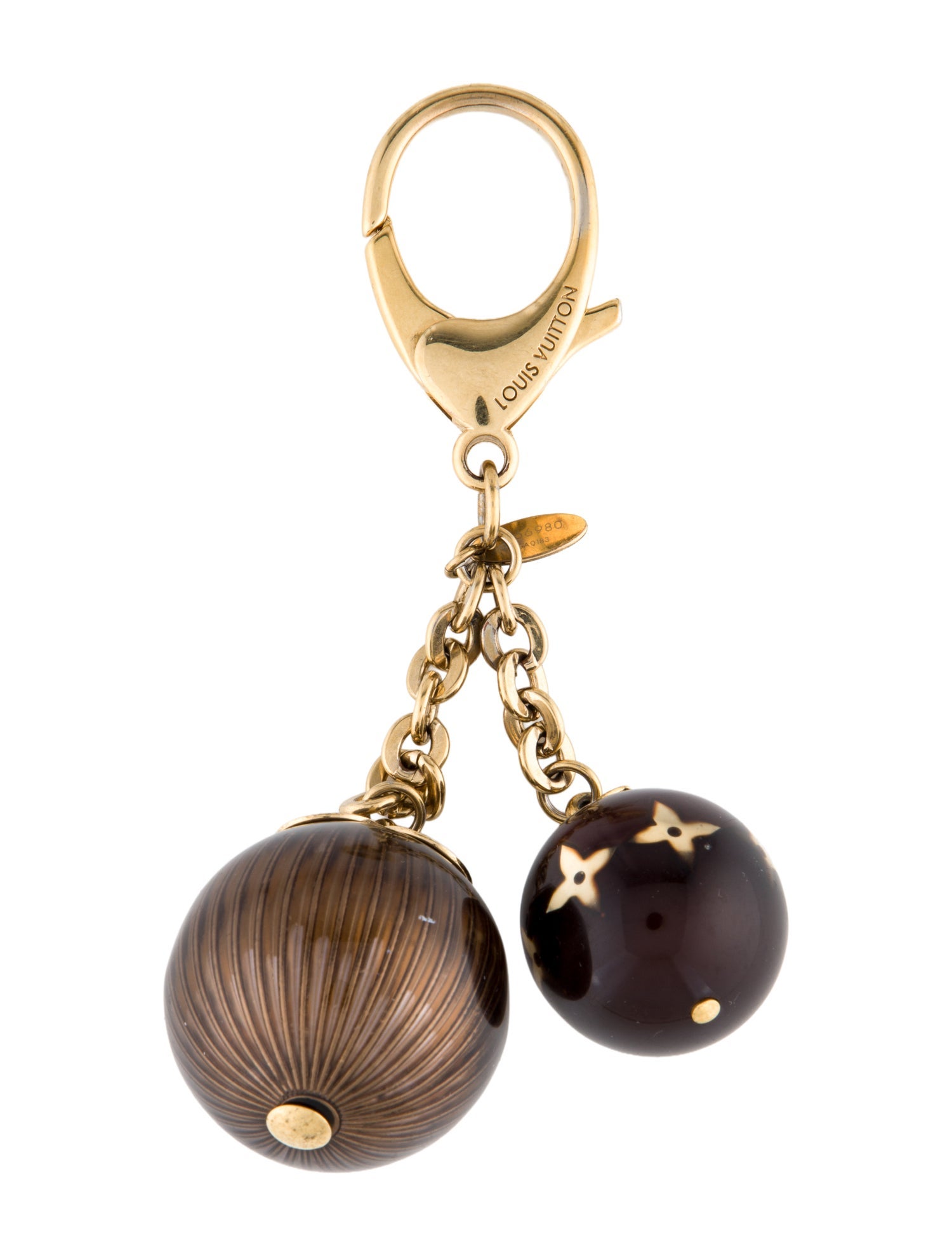 Louis Vuitton Monogram Resin Ball Bag Charm and Key Holder