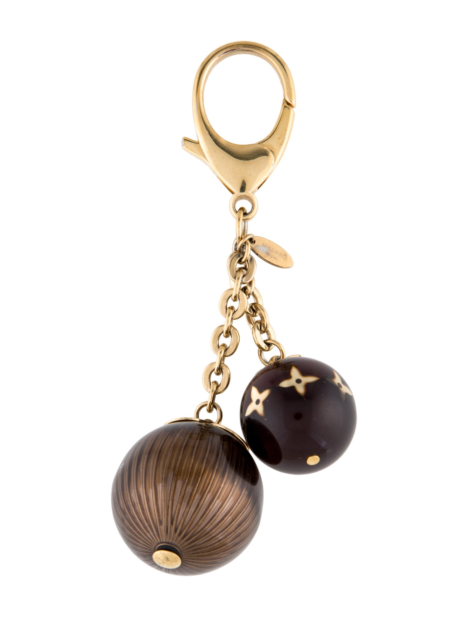 Louis Vuitton Monogram Resin Ball Bag Charm and Key Holder