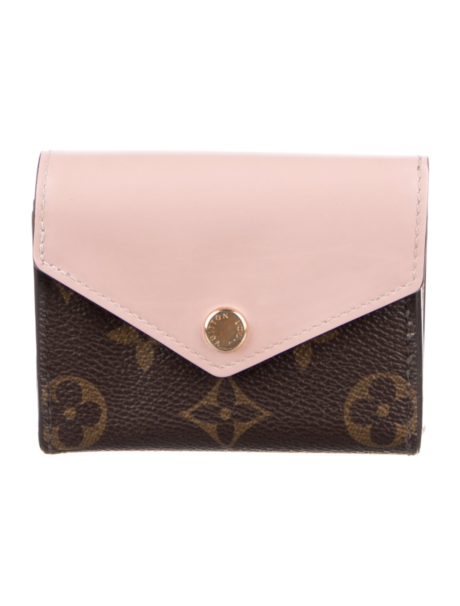 Louis Vuitton LV Monogram Coated Canvas Zoé Wallet