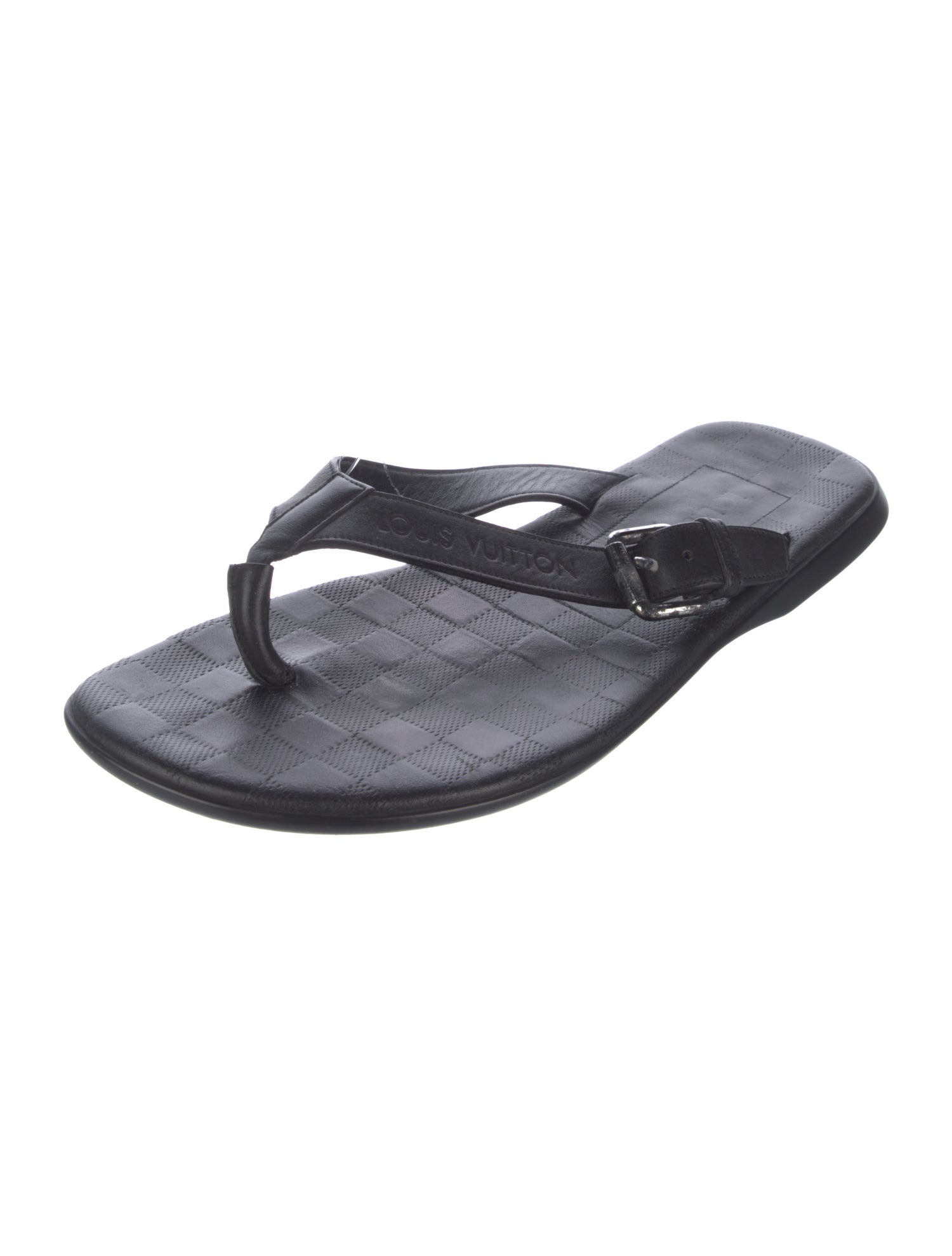 Louis Vuitton Leather Flip Flops