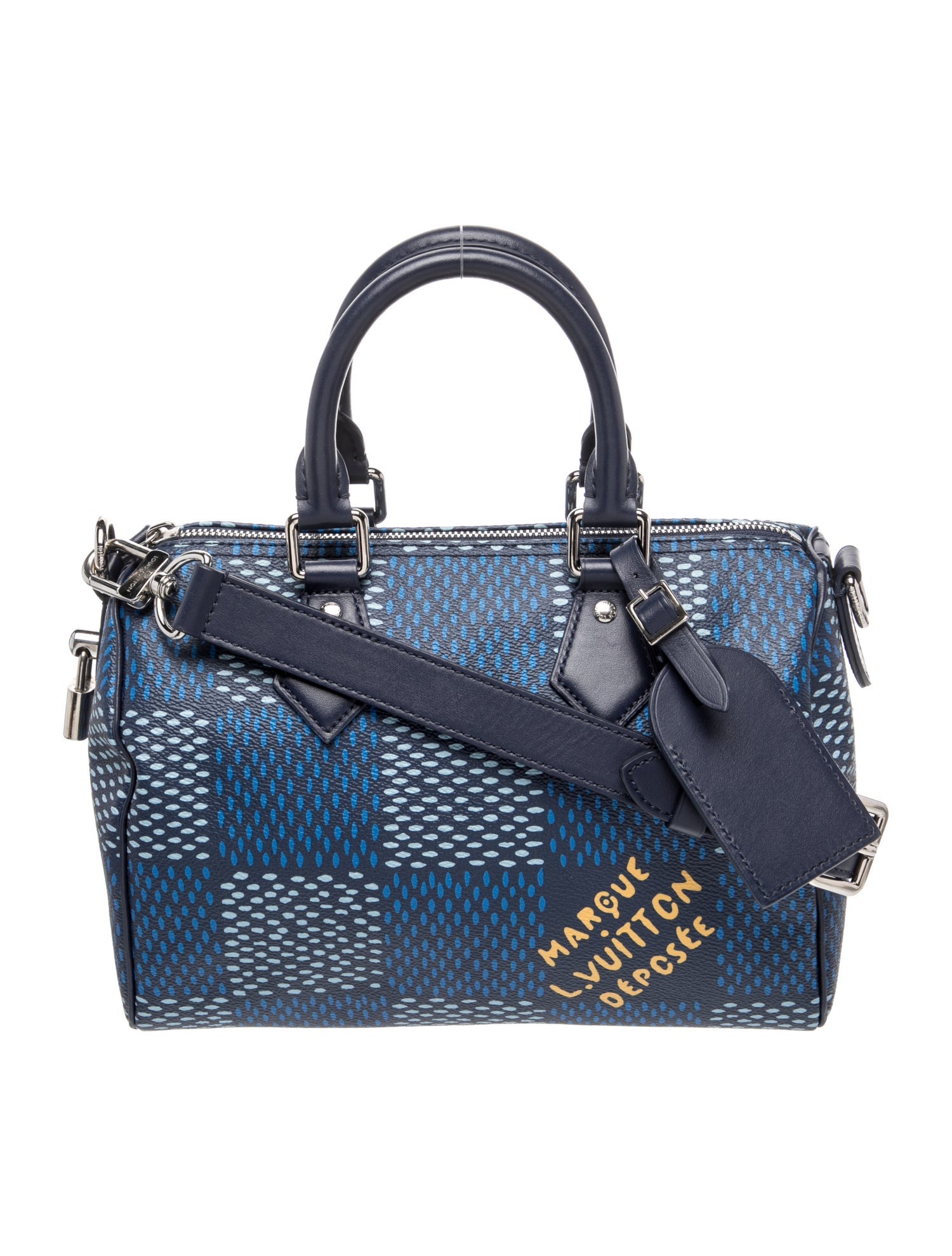 Louis Vuitton Coated Canvas Speedy Bandouliere 25