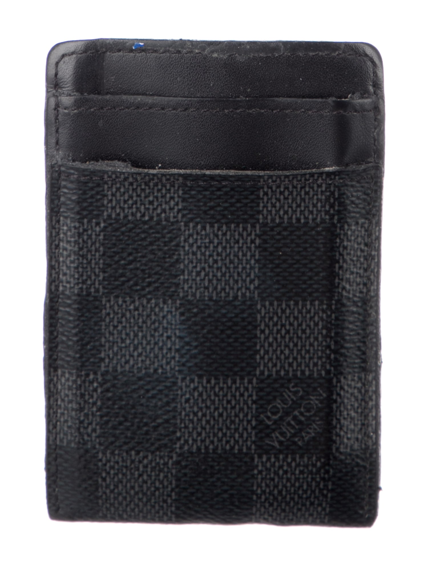 Louis Vuitton 2019 Damier Graphite Pattern Card Case
