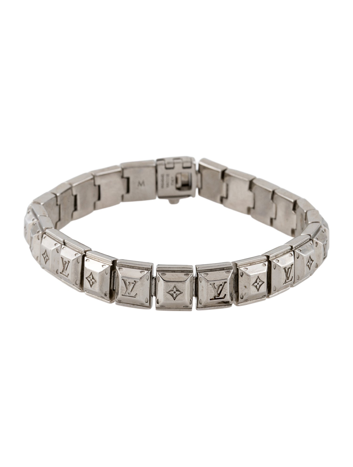 Louis Vuitton Nanogram Tennis Link Bracelet