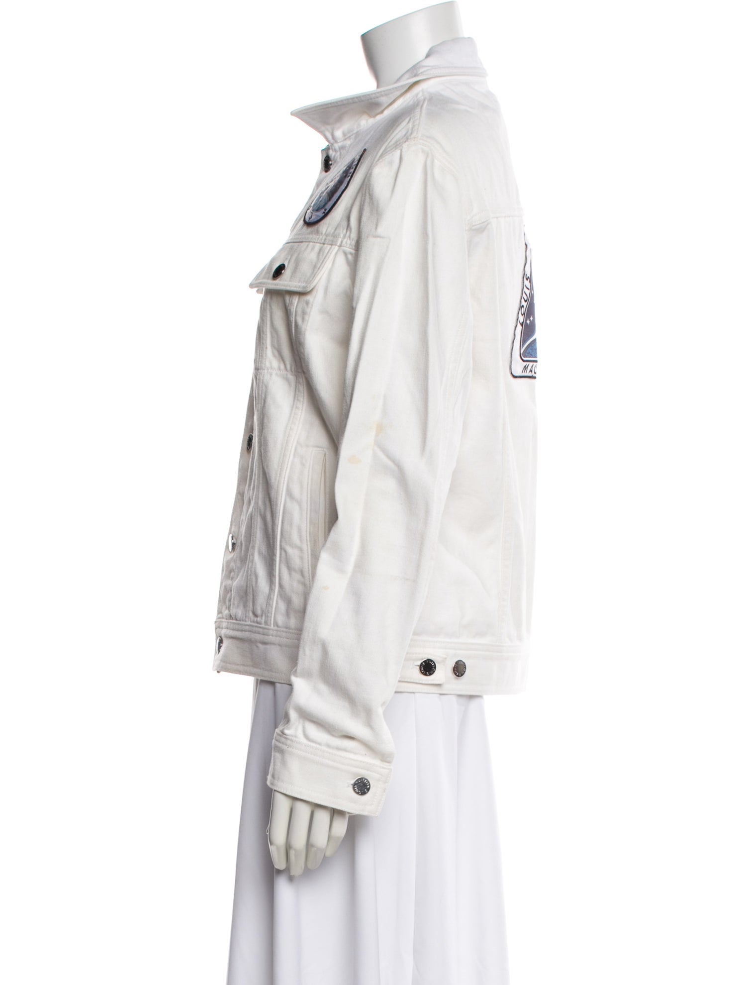 Louis Vuitton 2019 Graphic Print Denim Jacket