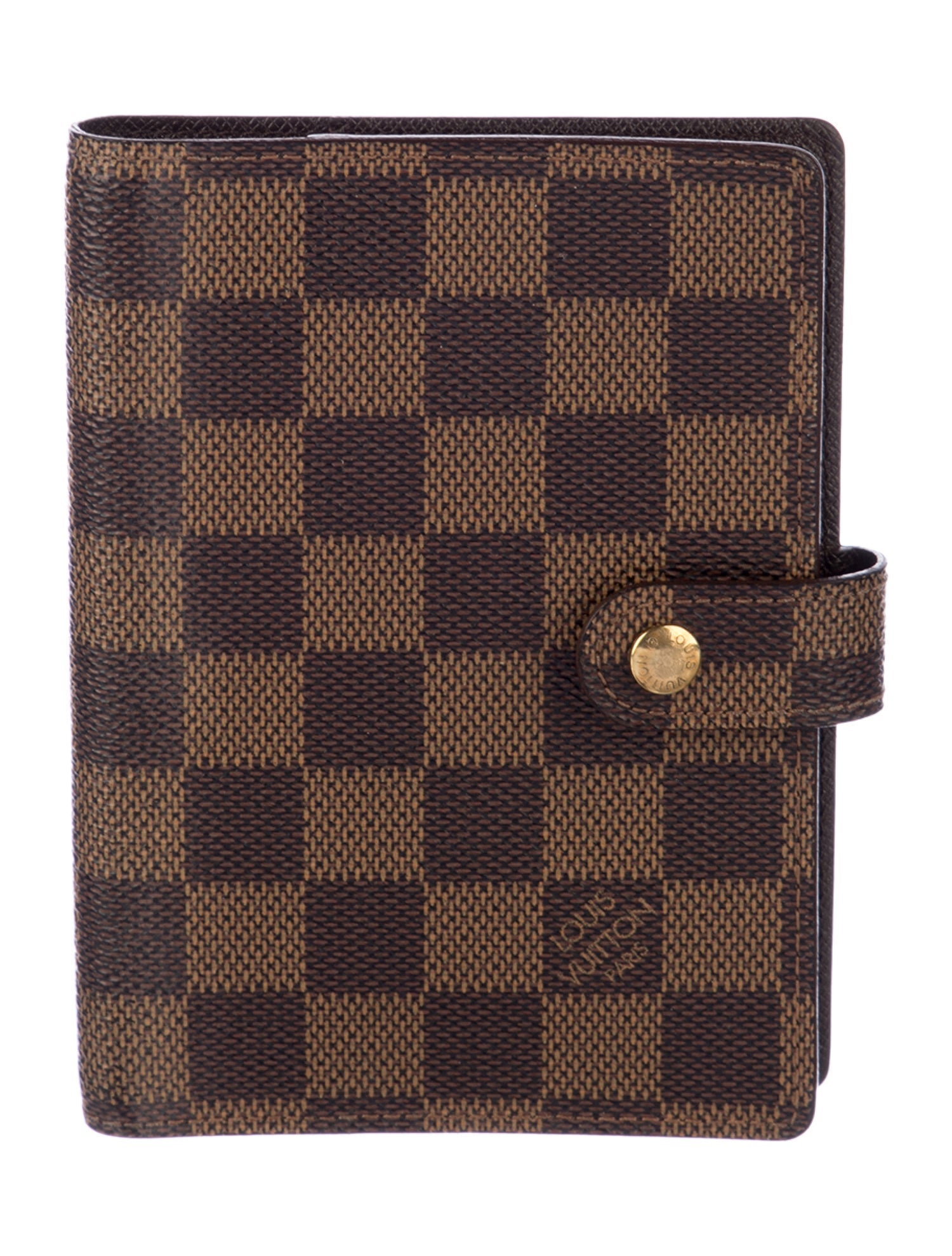 Louis Vuitton Damier Ebene Small Ring Agenda Cover