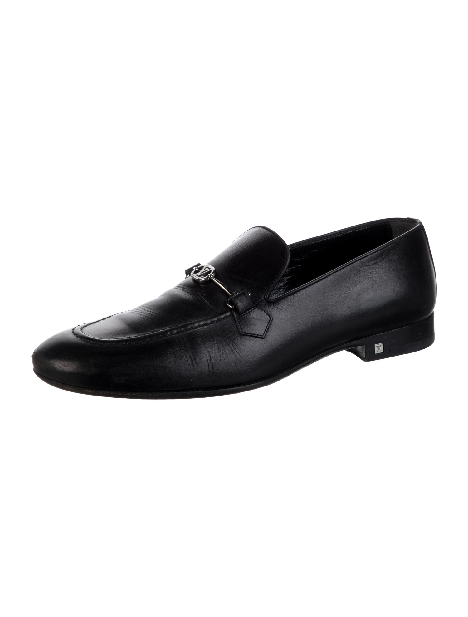 Louis Vuitton LV Monogram Leather Dress Loafers